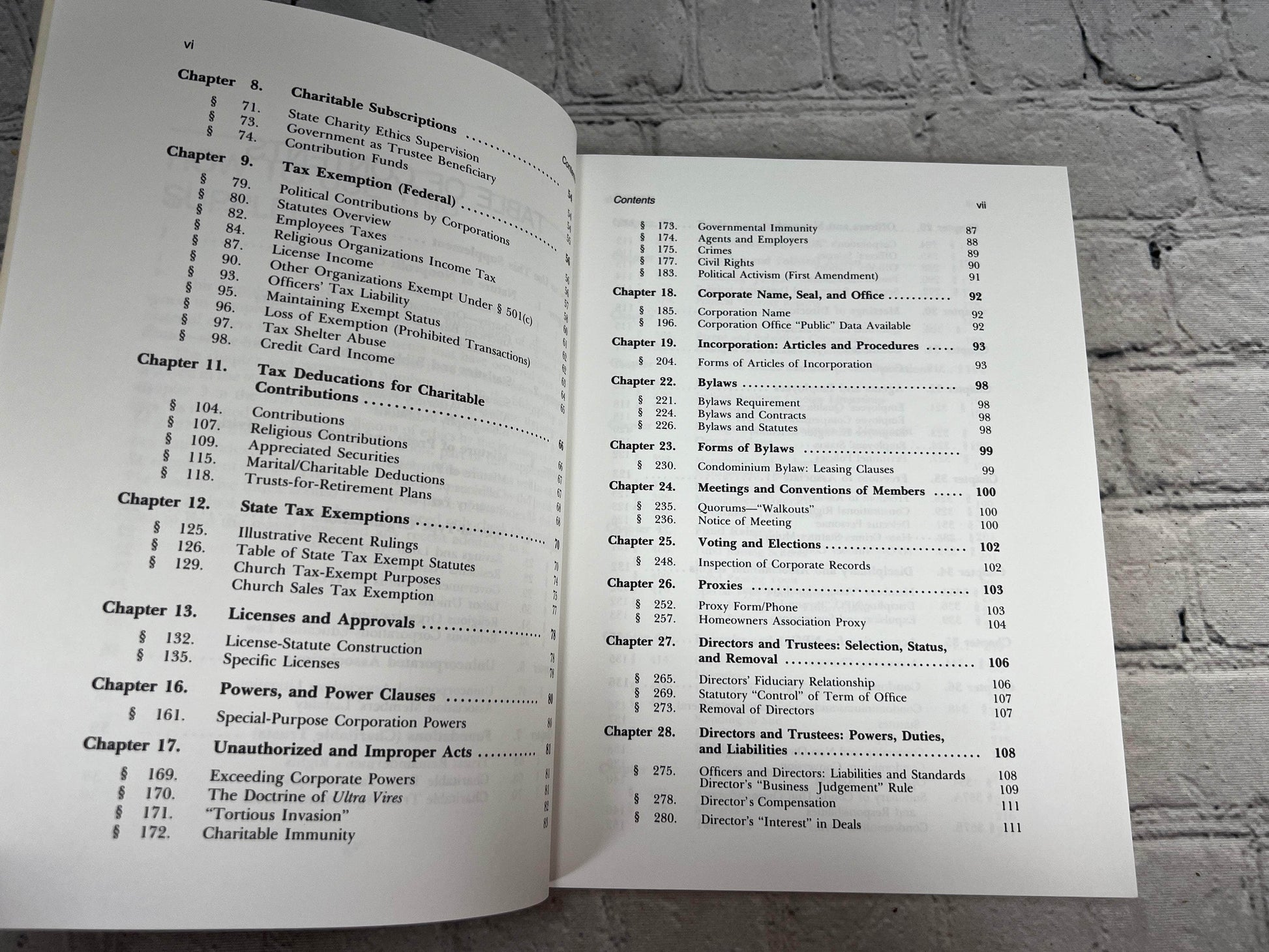 Flipped Pages Nonprofit Corporations, Organizations & Associations by H. Oleck [1991]