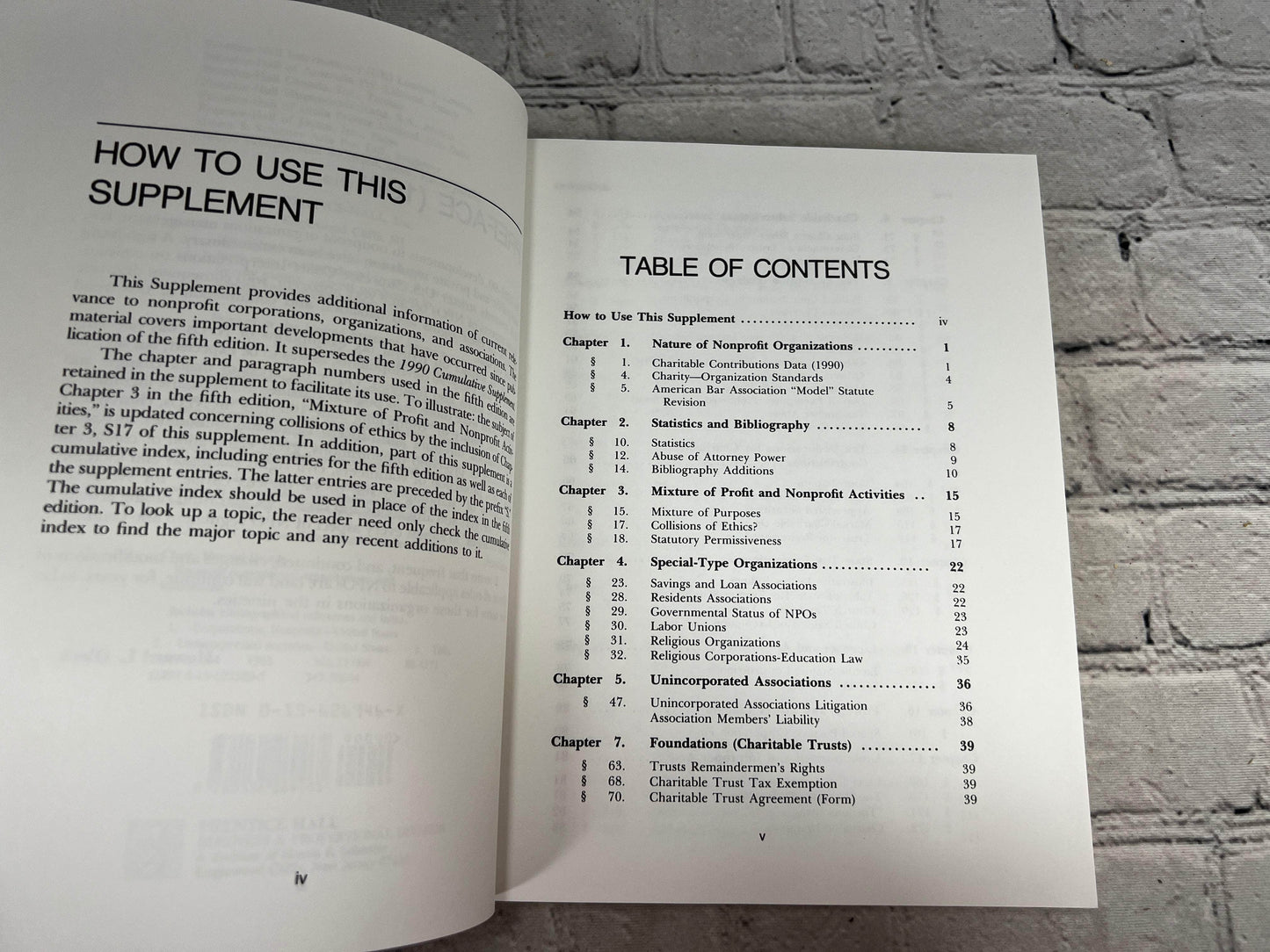 Flipped Pages Nonprofit Corporations, Organizations & Associations by H. Oleck [1991]