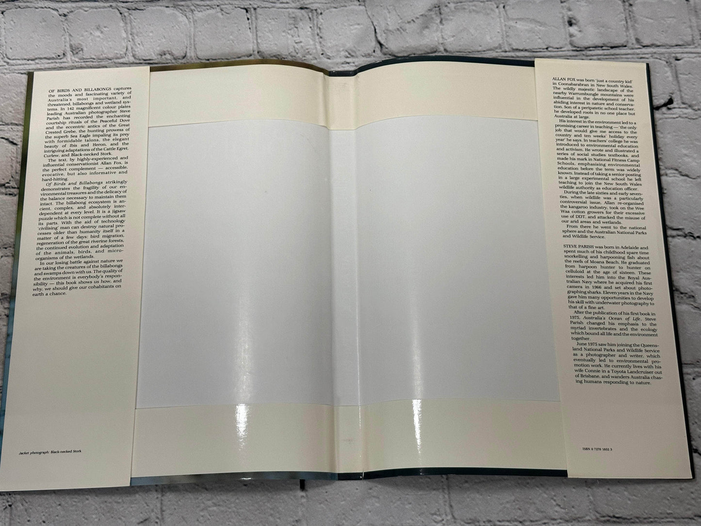 Flipped Pages Of Birds & Billabongs by Allan Fox [1983]