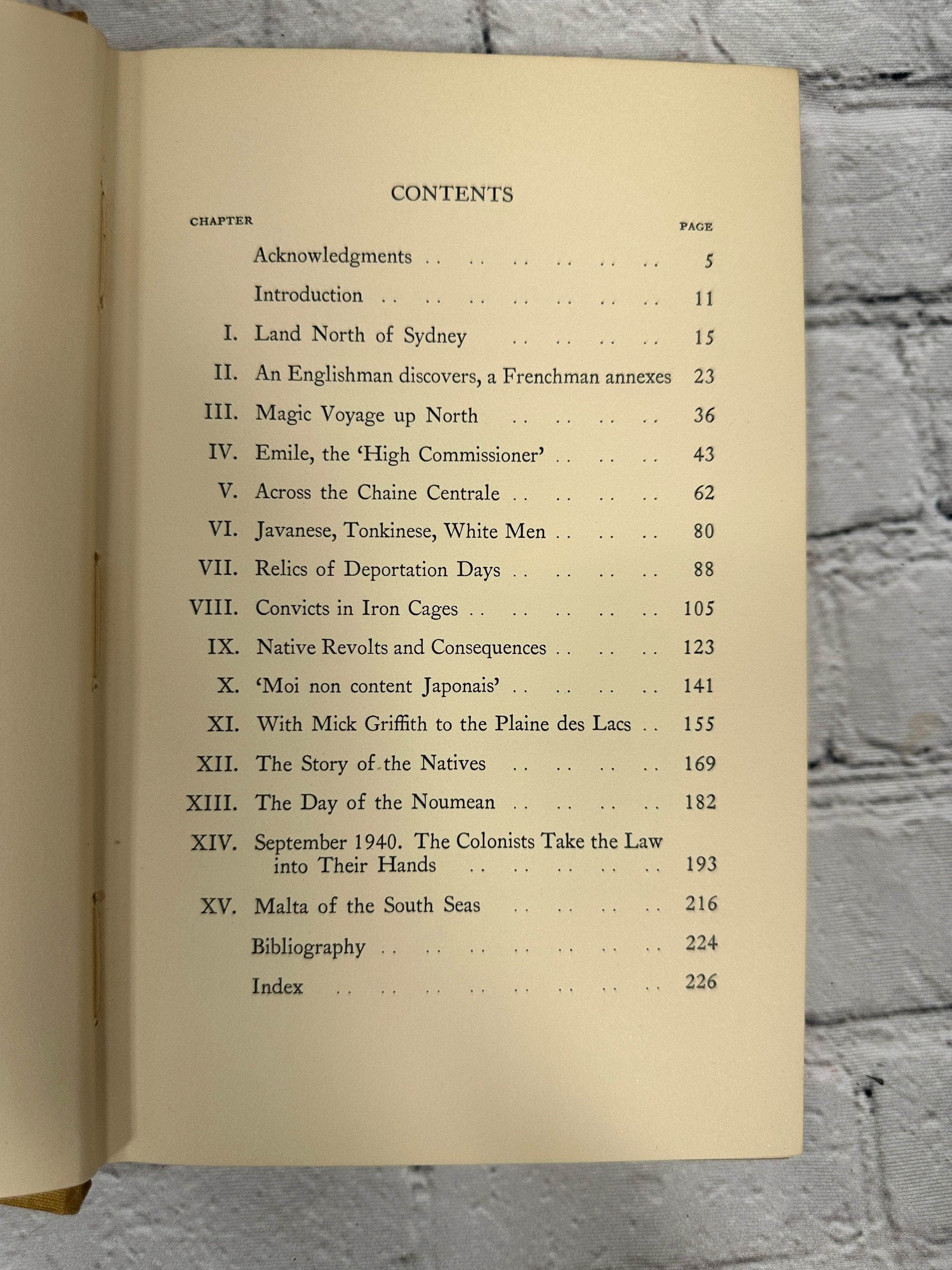 Flipped Pages Pacific Treasure Island New Caledonia by Wilfred Burchett [1942 · 2nd Edition]