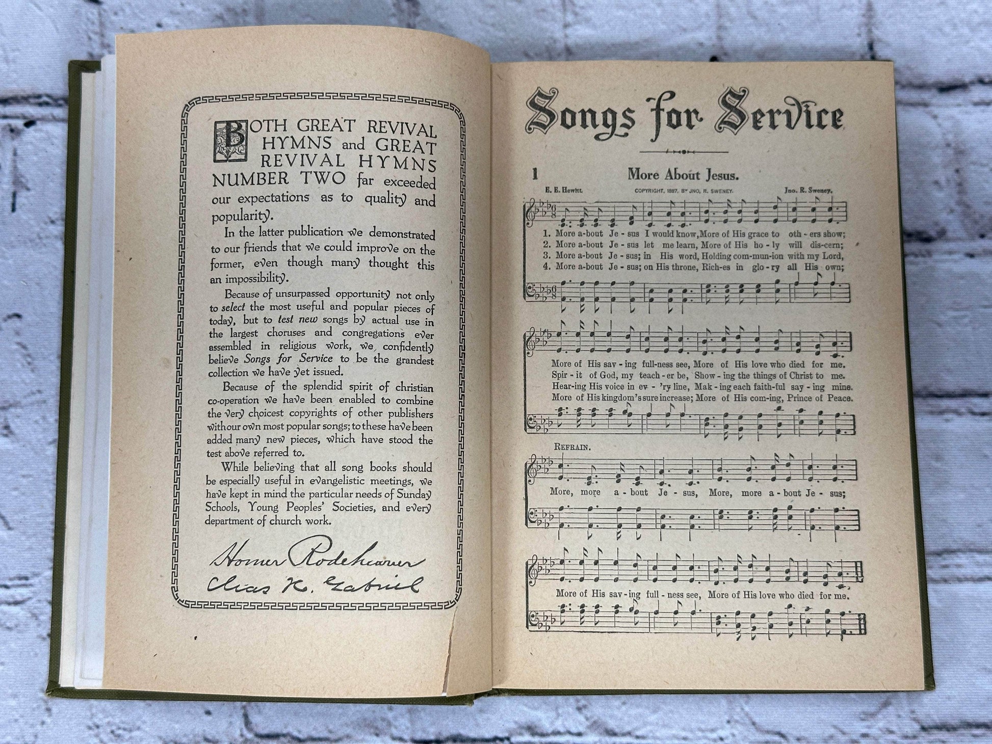 Flipped Pages Songs For Service [Special Tabernacle Edition · Early 1900s]