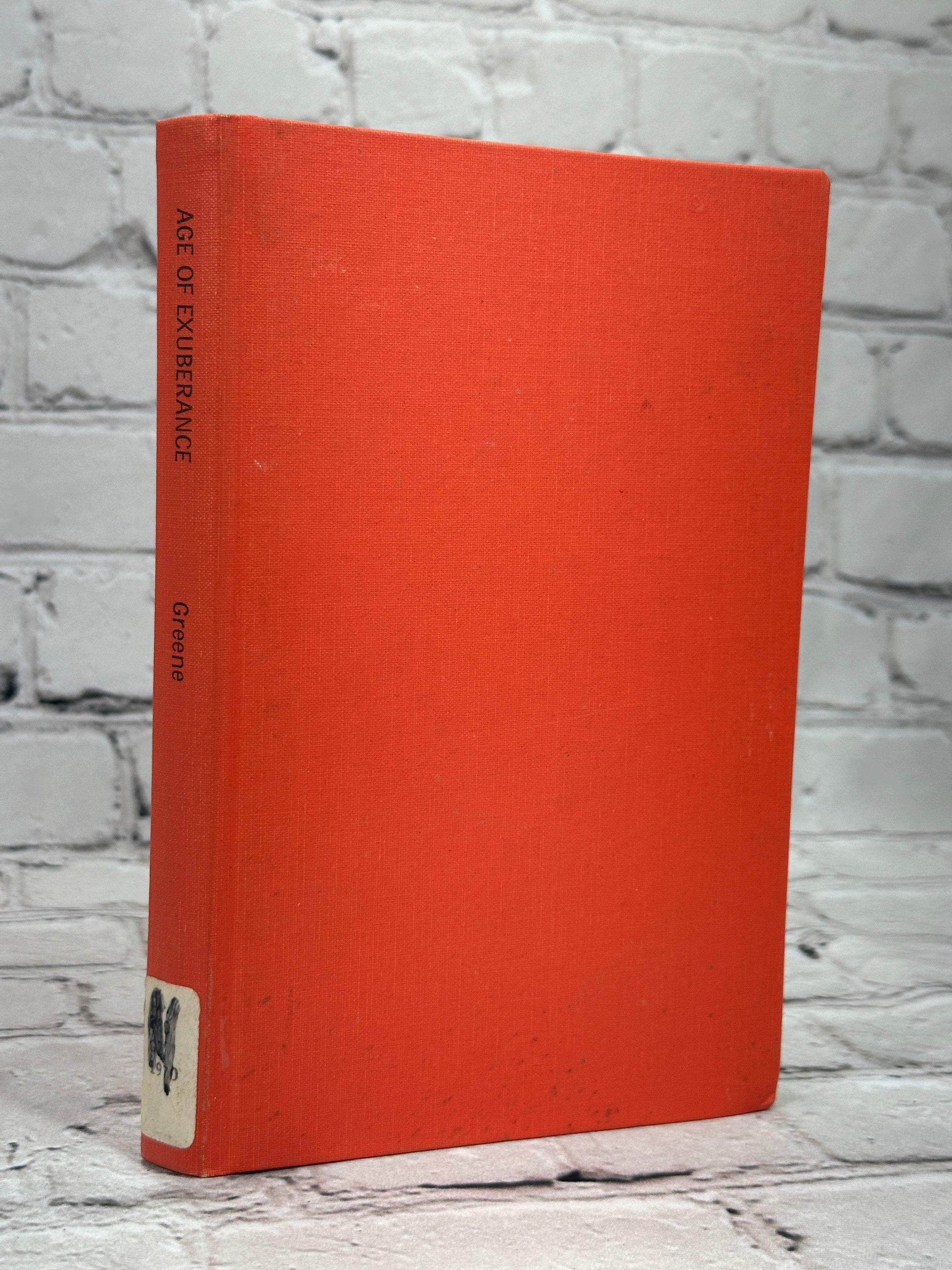 Flipped Pages The Age of Exuberance By Donald Greene [1st Printing · 1970]