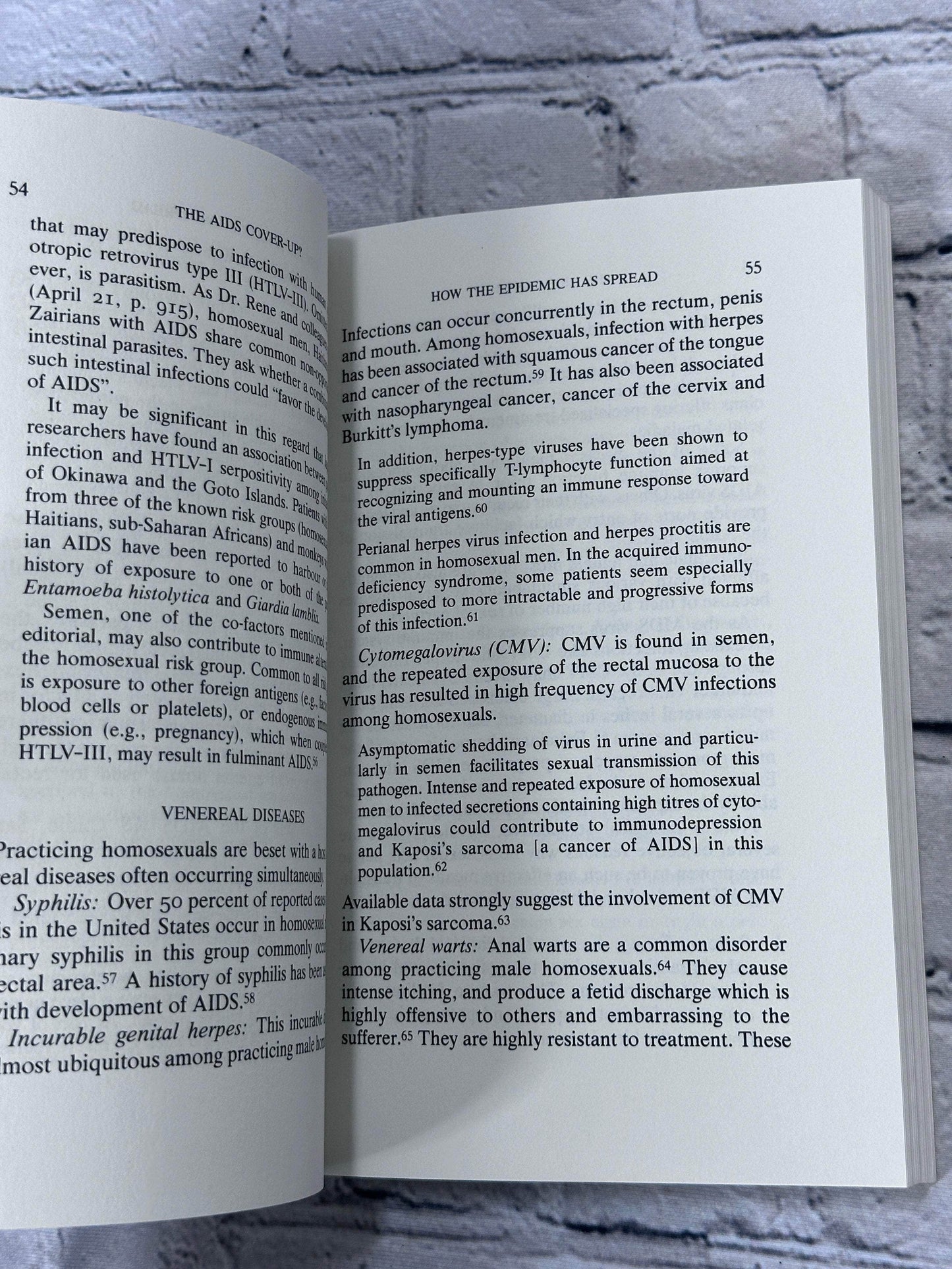 Flipped Pages The AIDS Cover-Up: The Real and Alarming Facts about AIDS [2nd Edition · 1987]