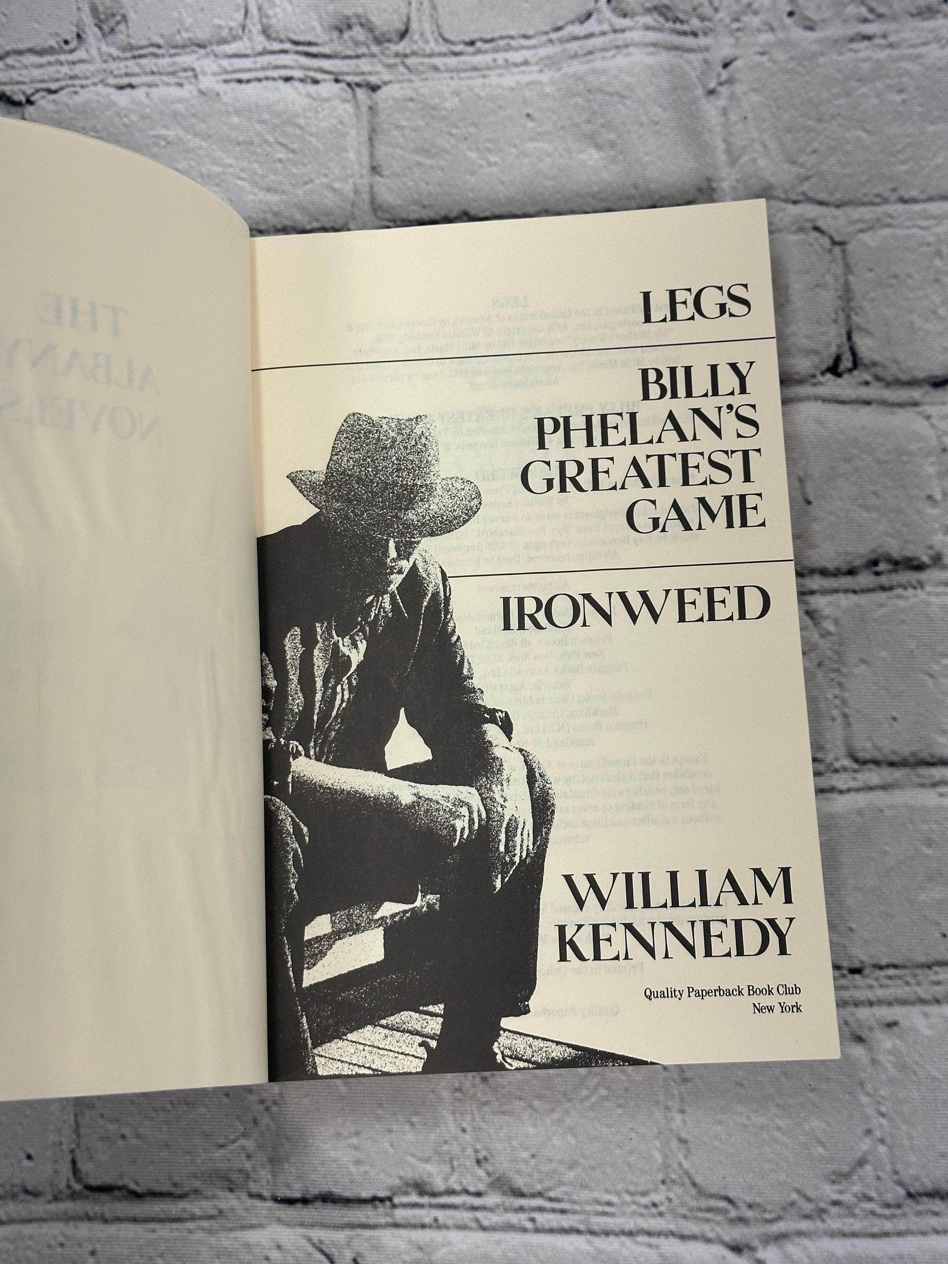 Flipped Pages The Albany Novels by William Kennedy [1987 · Book of the Month Club]