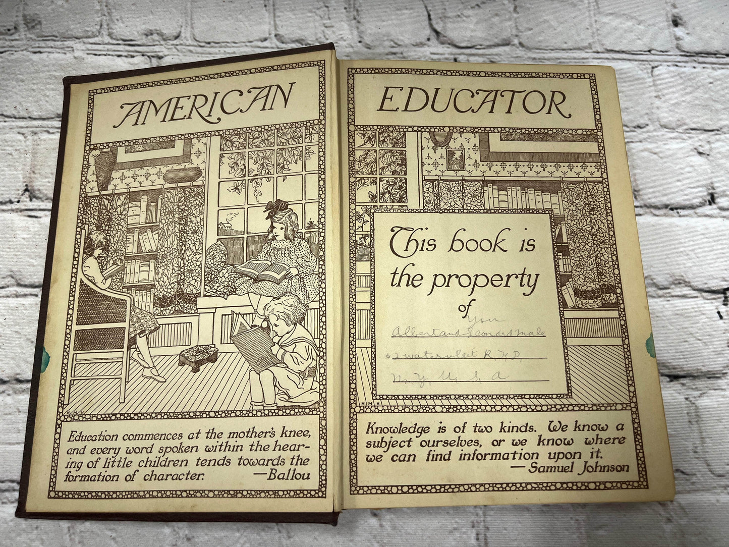 Flipped Pages The American Educator Practical Help in Home School Vol. 1-8 [Complete · 1922]