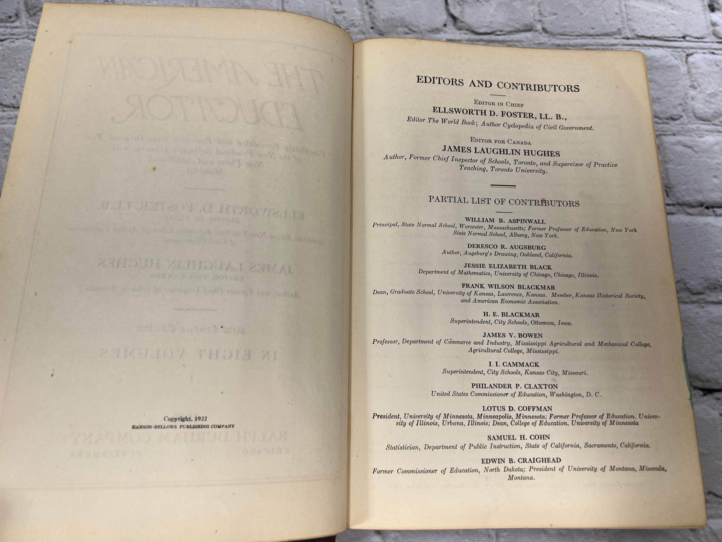 Flipped Pages The American Educator Practical Help in Home School Vol. 1-8 [Complete · 1922]