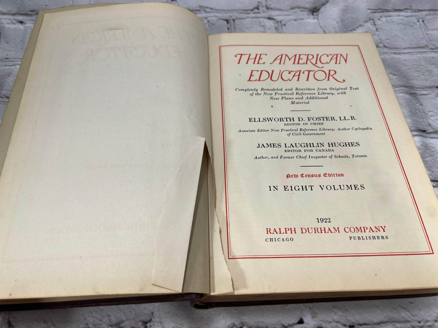 Flipped Pages The American Educator Practical Help in Home School Vol. 1-8 [Complete · 1922]