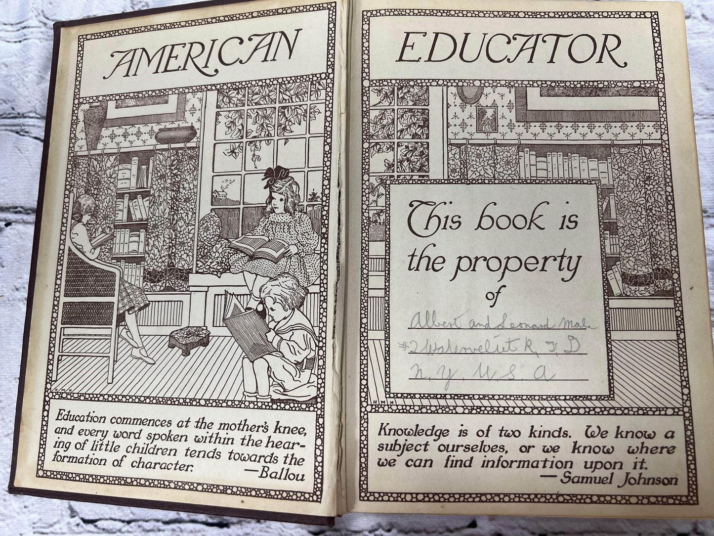 Flipped Pages The American Educator Practical Help in Home School Vol. 1-8 [Complete · 1922]