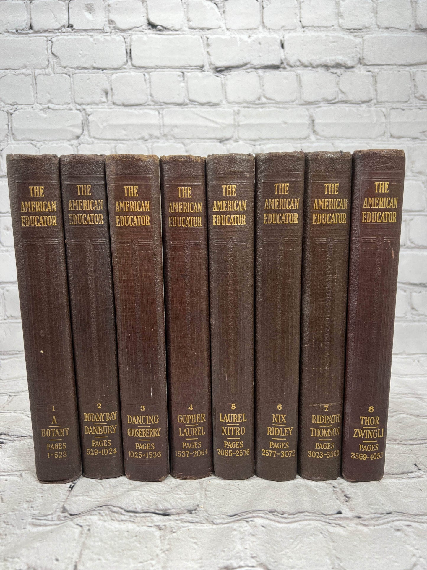 Flipped Pages The American Educator Practical Help in Home School Vol. 1-8 [Complete · 1922]