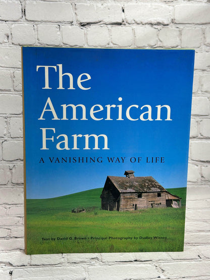 Flipped Pages The American Farm: A vanishing way of life by Davide Brown [1st Print · 1998]