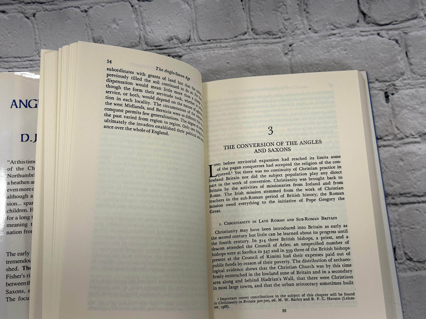 Flipped Pages The Anglo-Saxon Age c400-1042 by D.J.V. Fisher [1992 · Second Printing]