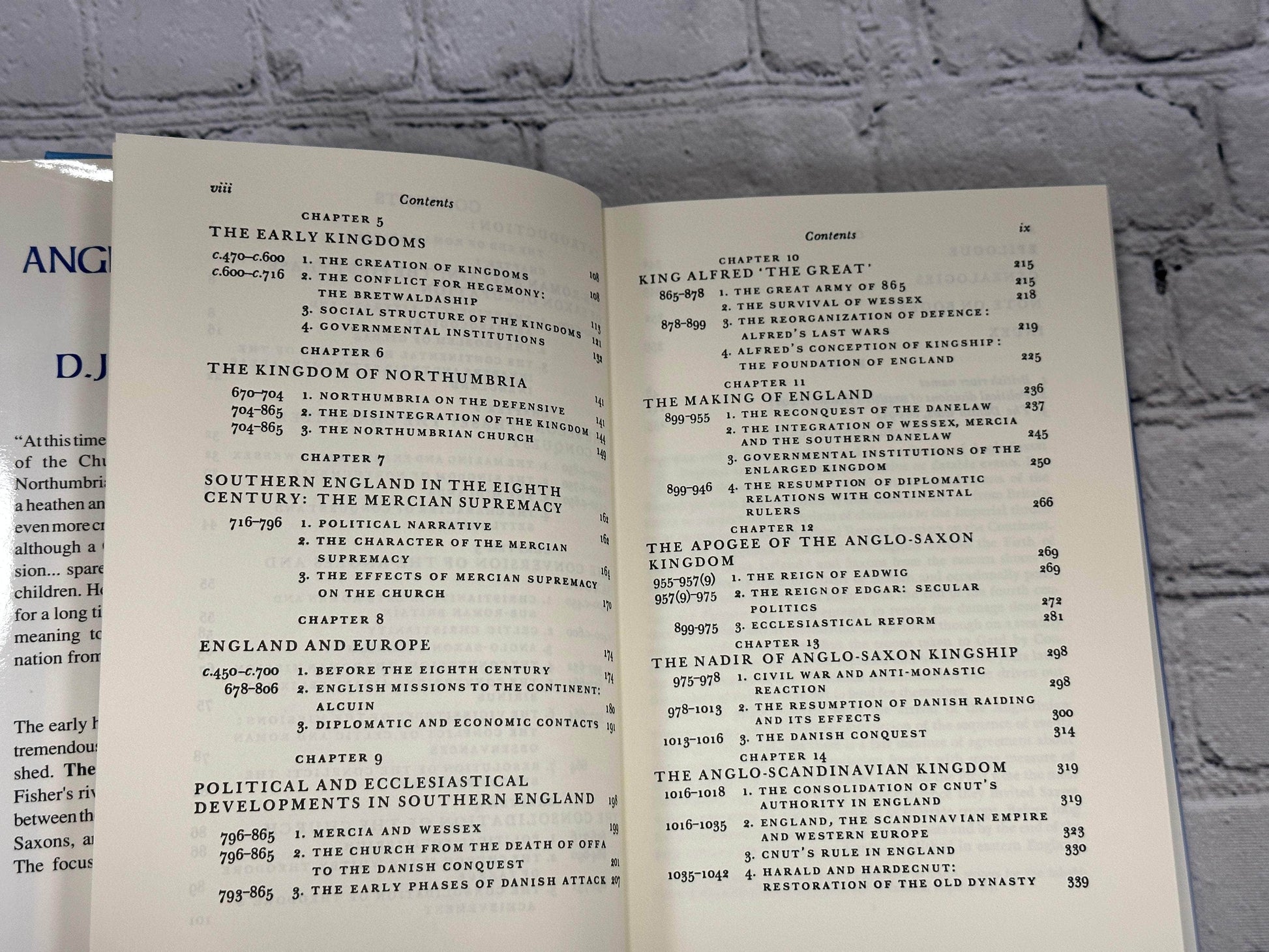 Flipped Pages The Anglo-Saxon Age c400-1042 by D.J.V. Fisher [1992 · Second Printing]