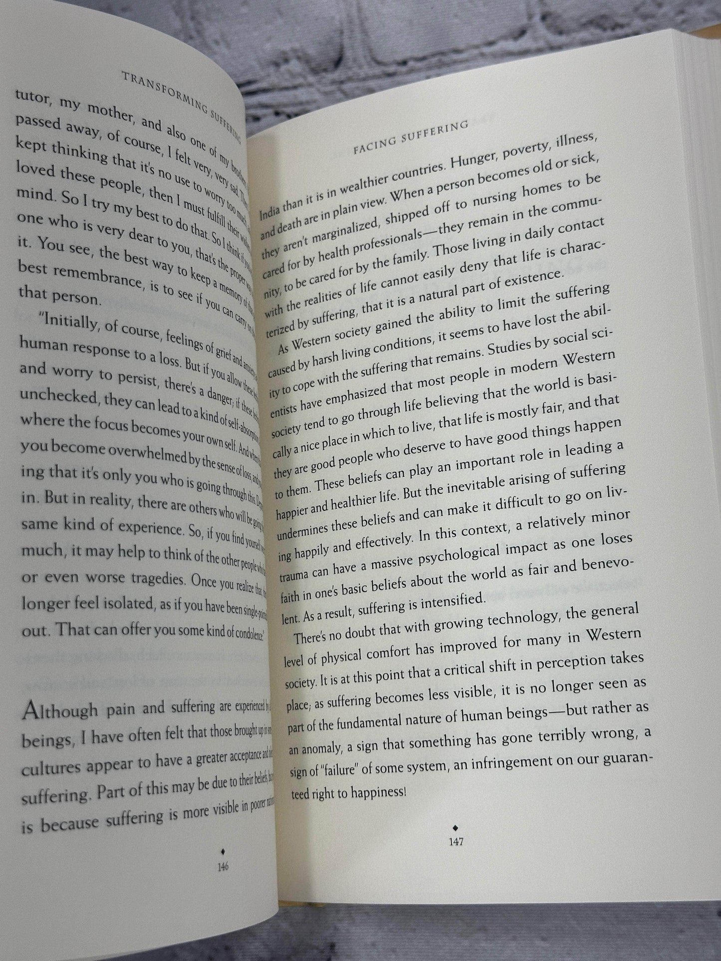 Flipped Pages The Art of Happiness A Handbook for Living by The Dalai Lamar [1998]