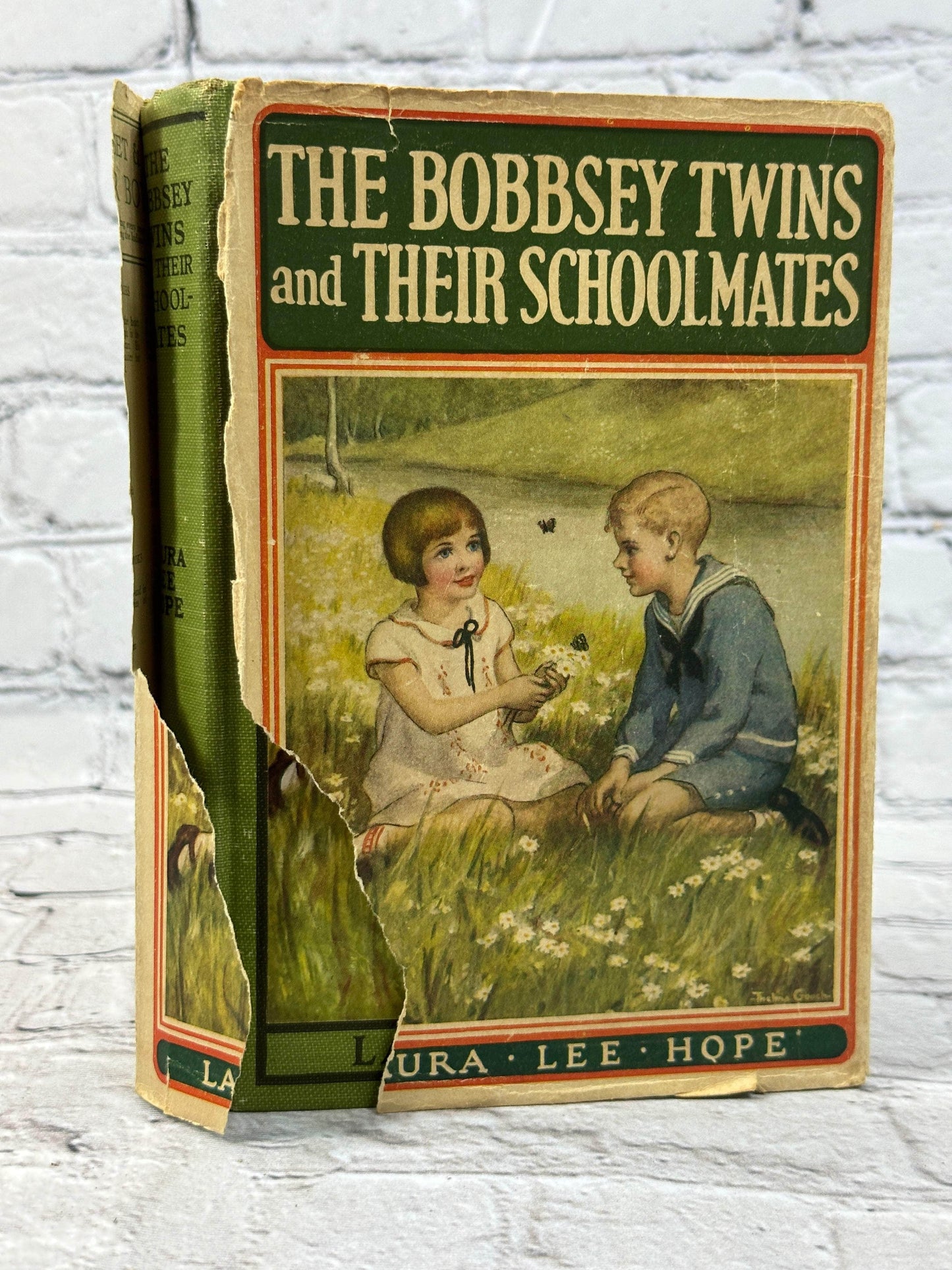 Flipped Pages The Bobbsey Twins and Their Schoolmates by Laura Lee Hope [1928]