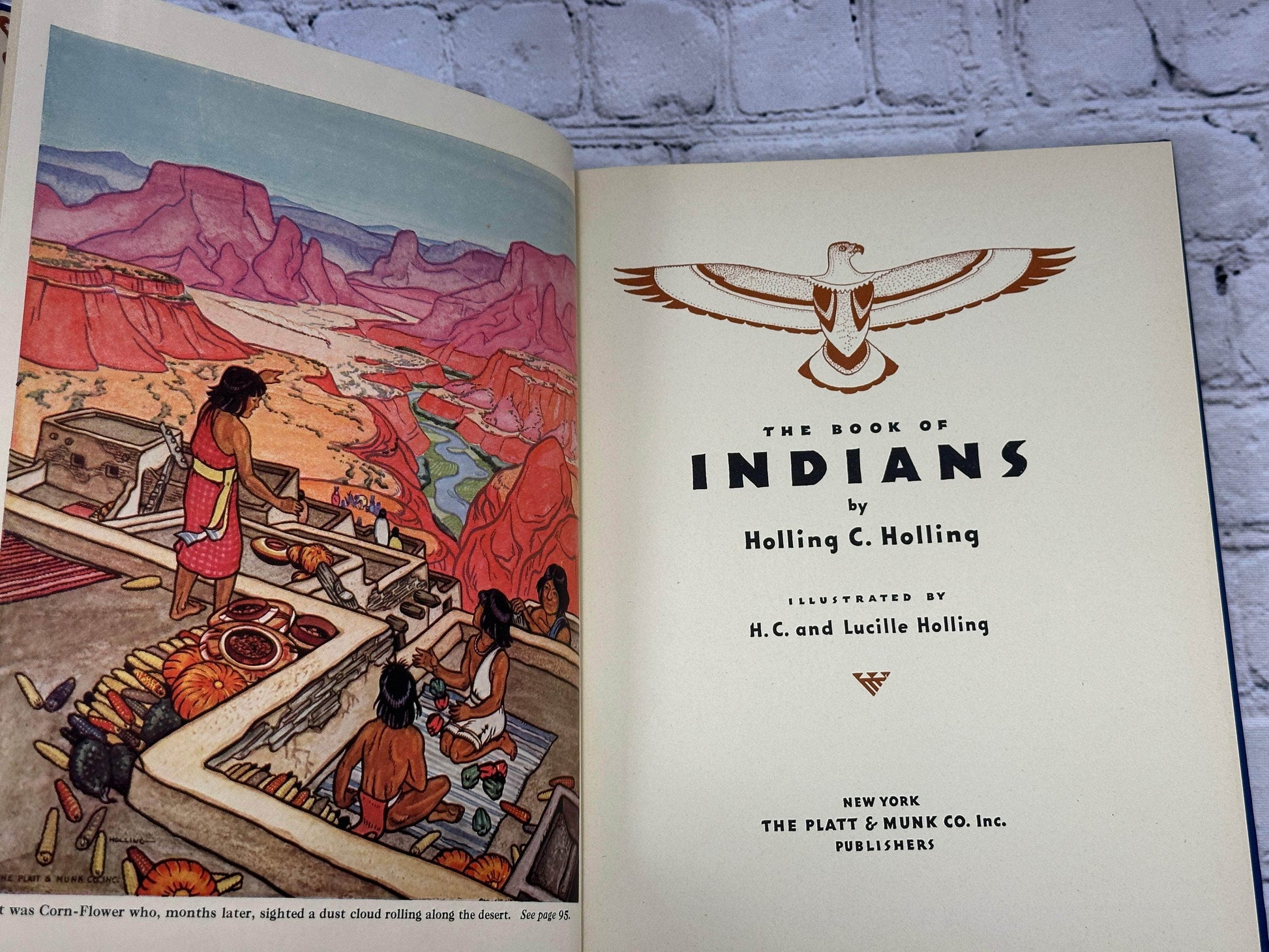 Flipped Pages The Book of Indians by Holling C. Holling [First Edition · 1935]