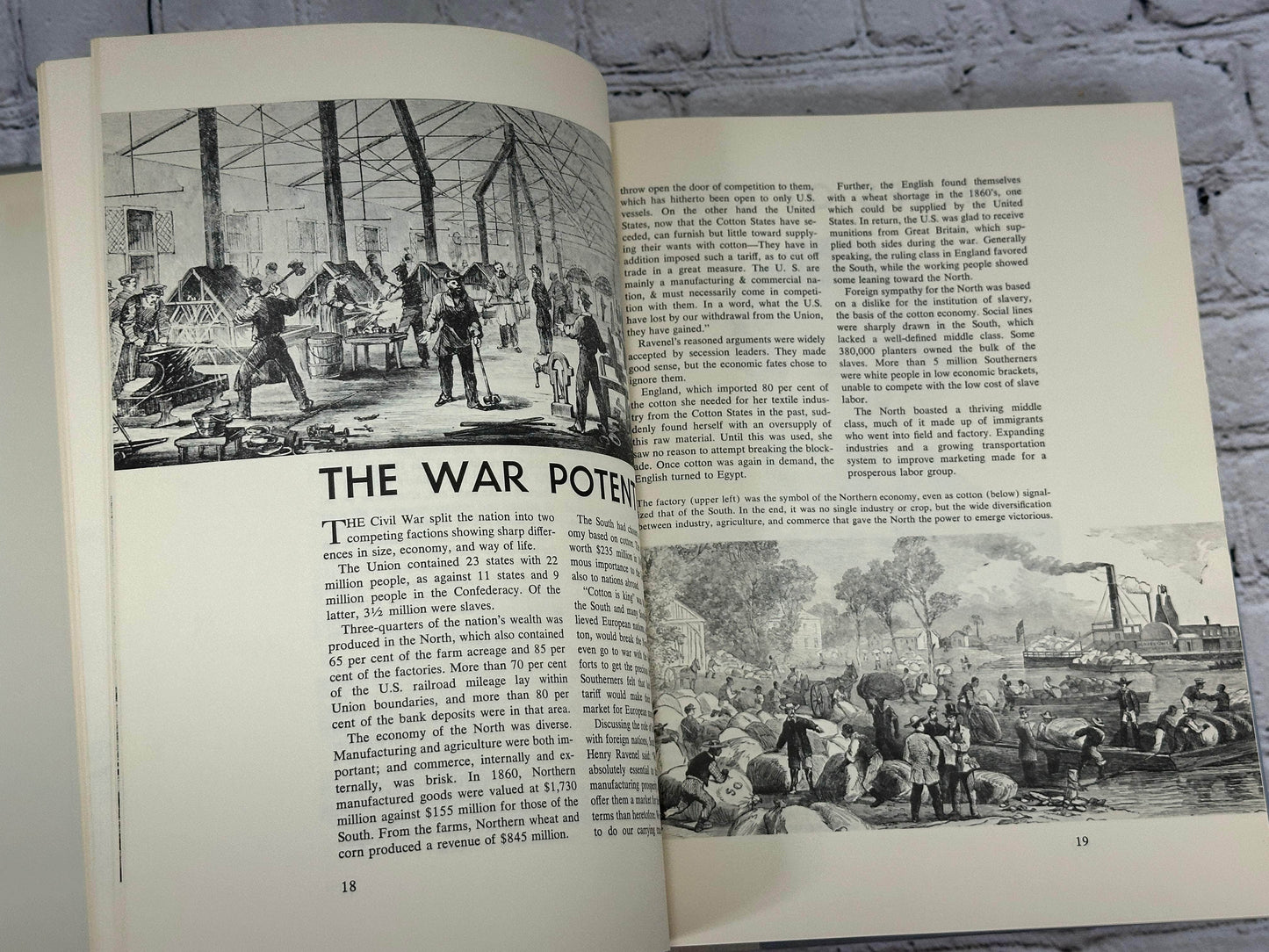 Flipped Pages The Civil War: A Pictorial Profile by John S. Blay [1958]