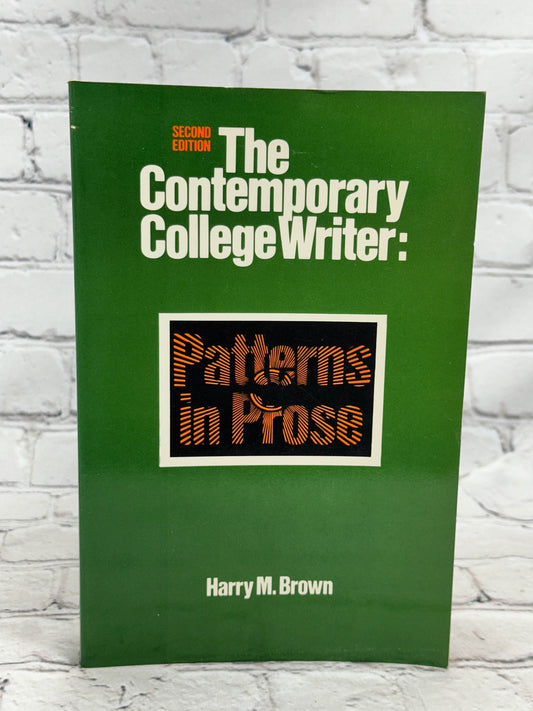 Flipped Pages The Contemporary College Writter by Harry M. Brown [1977]