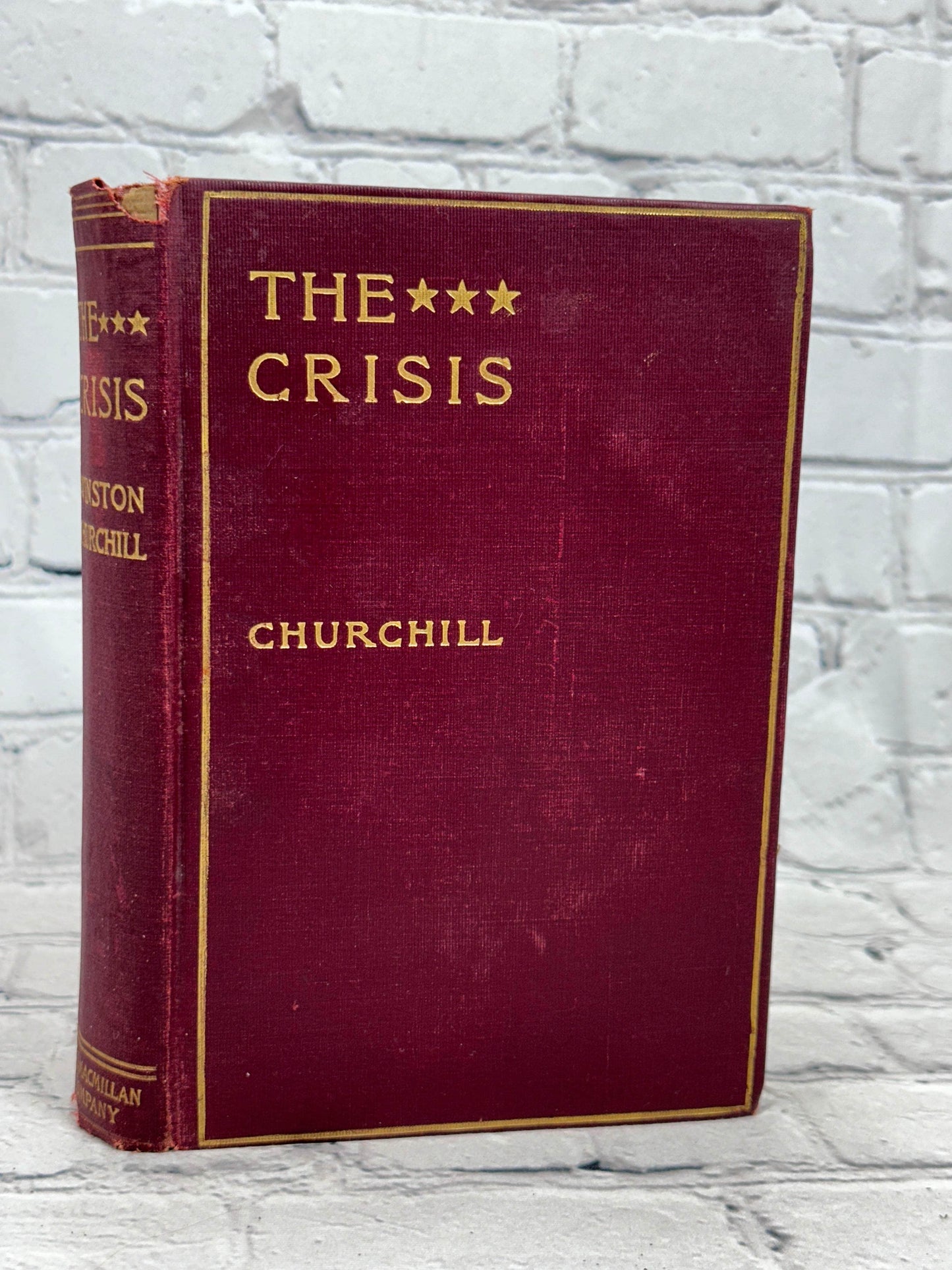 Flipped Pages The Crisis By Winston Churchill [1907]