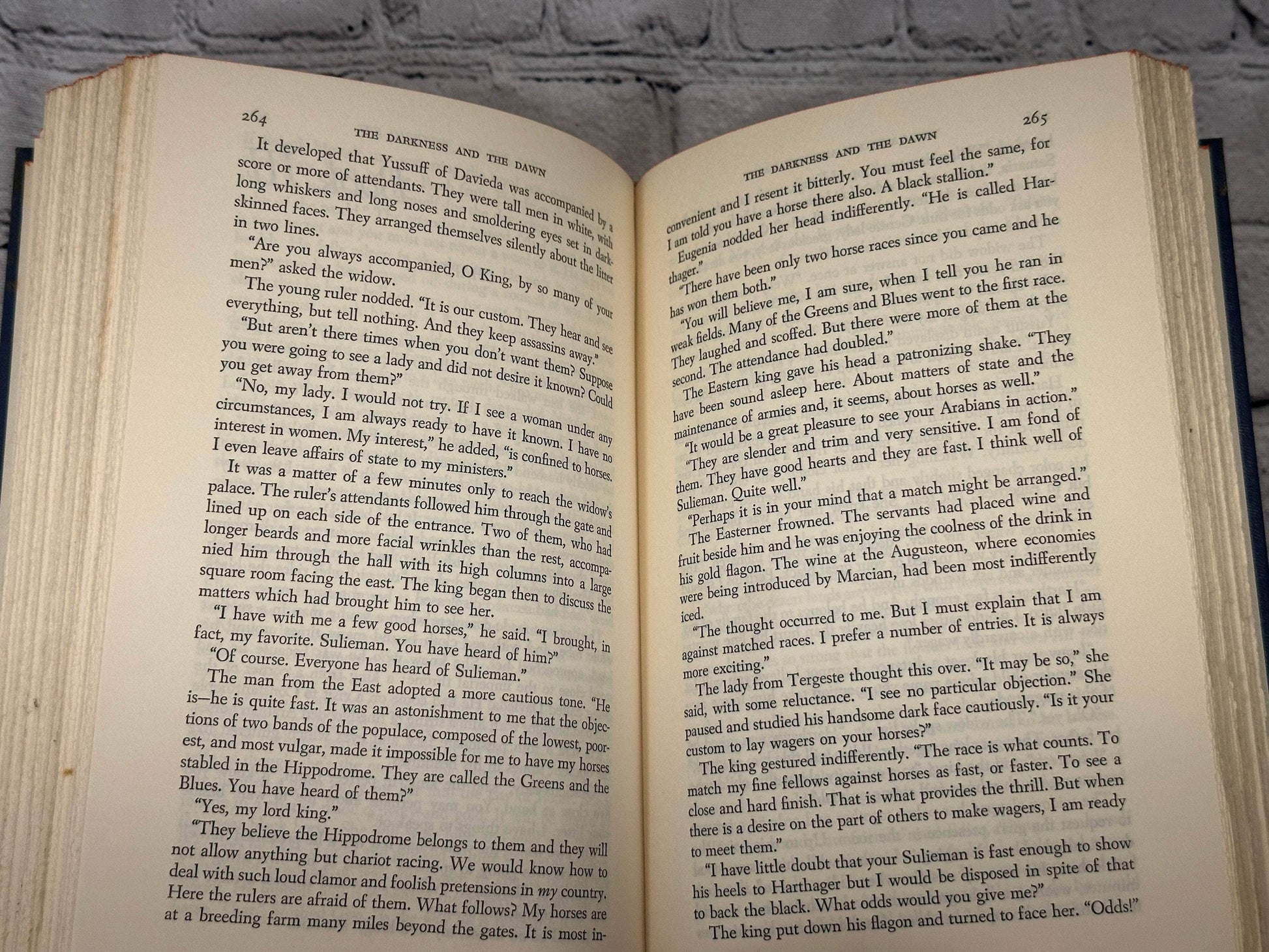 Flipped Pages The Darkness And The Dawn by Thomas B. Costain [1959 · Book Club Edition]