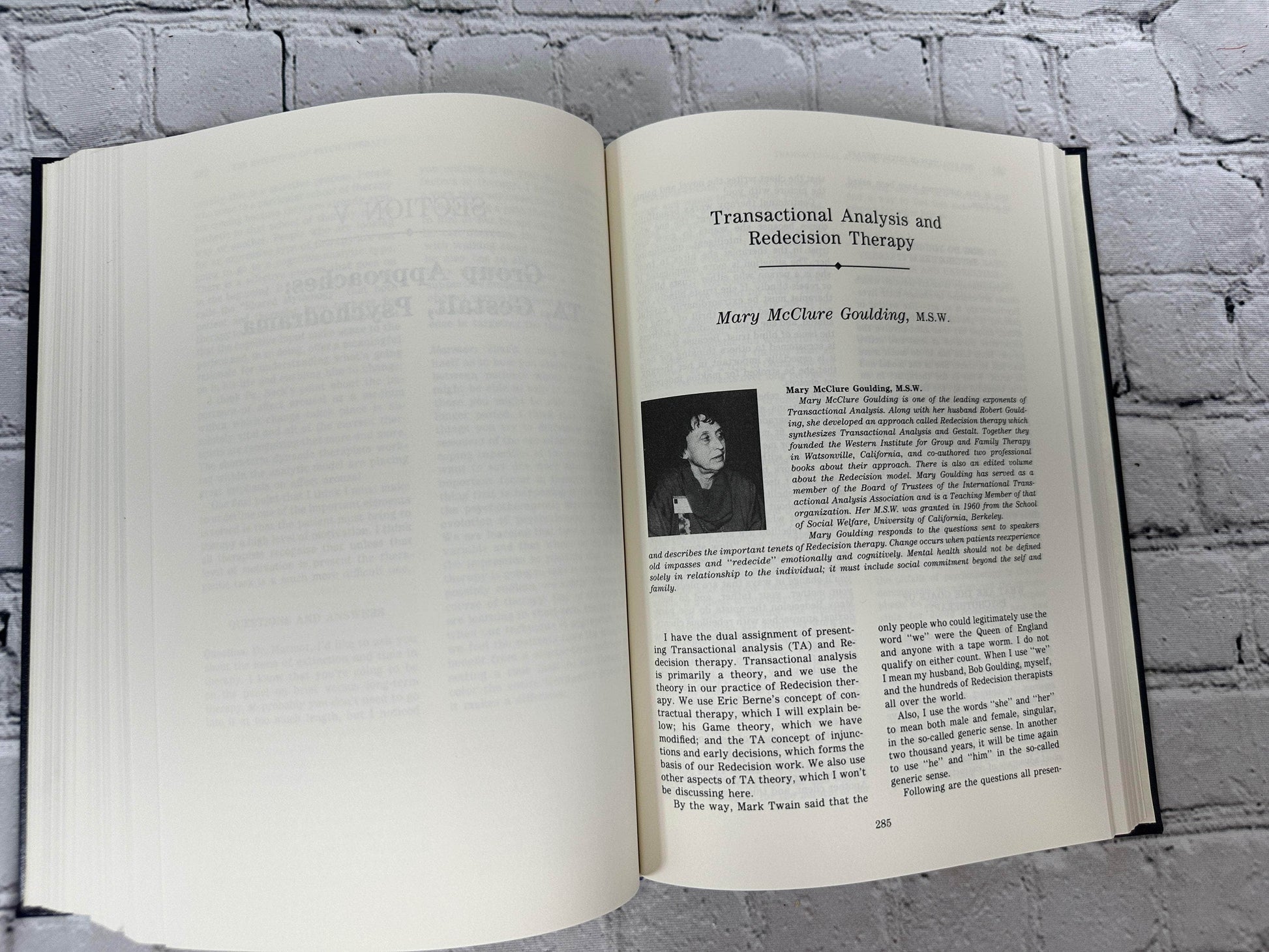 Flipped Pages The Evolution of Psychotherapy: The First Conference By Jeffrey Zeig [1987]