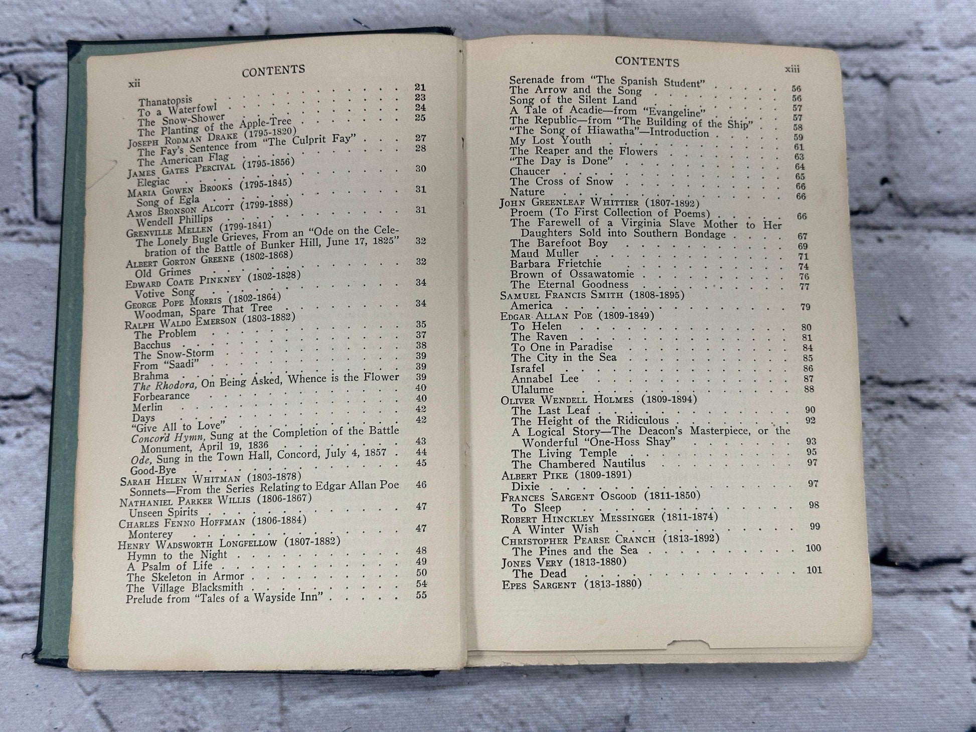 Flipped Pages The Le Gallienne Book of American Verse [1925]