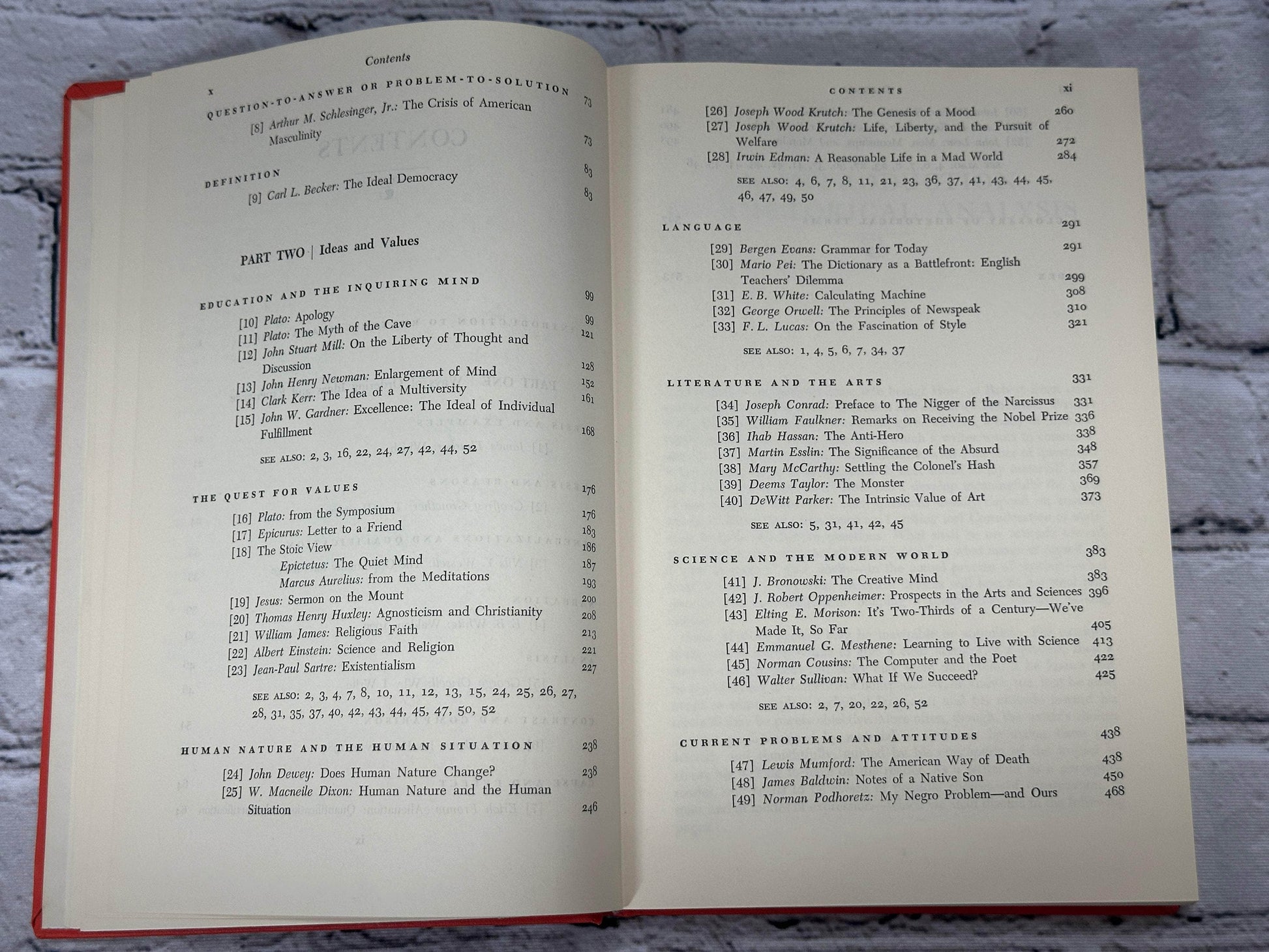 Flipped Pages The Odyssey Reader: Ideas and Style By Birk & Birk [Shorter Edition · 1969]