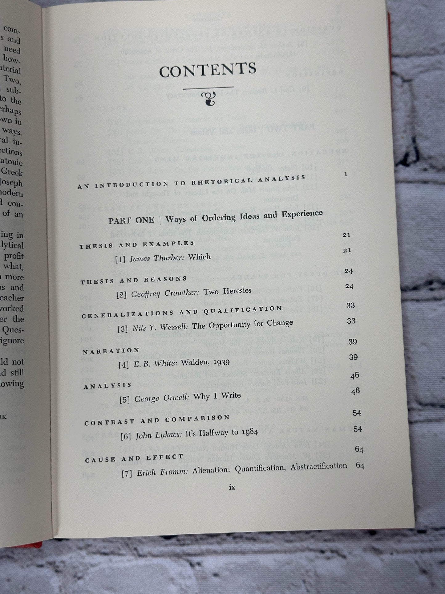 Flipped Pages The Odyssey Reader: Ideas and Style By Birk & Birk [Shorter Edition · 1969]