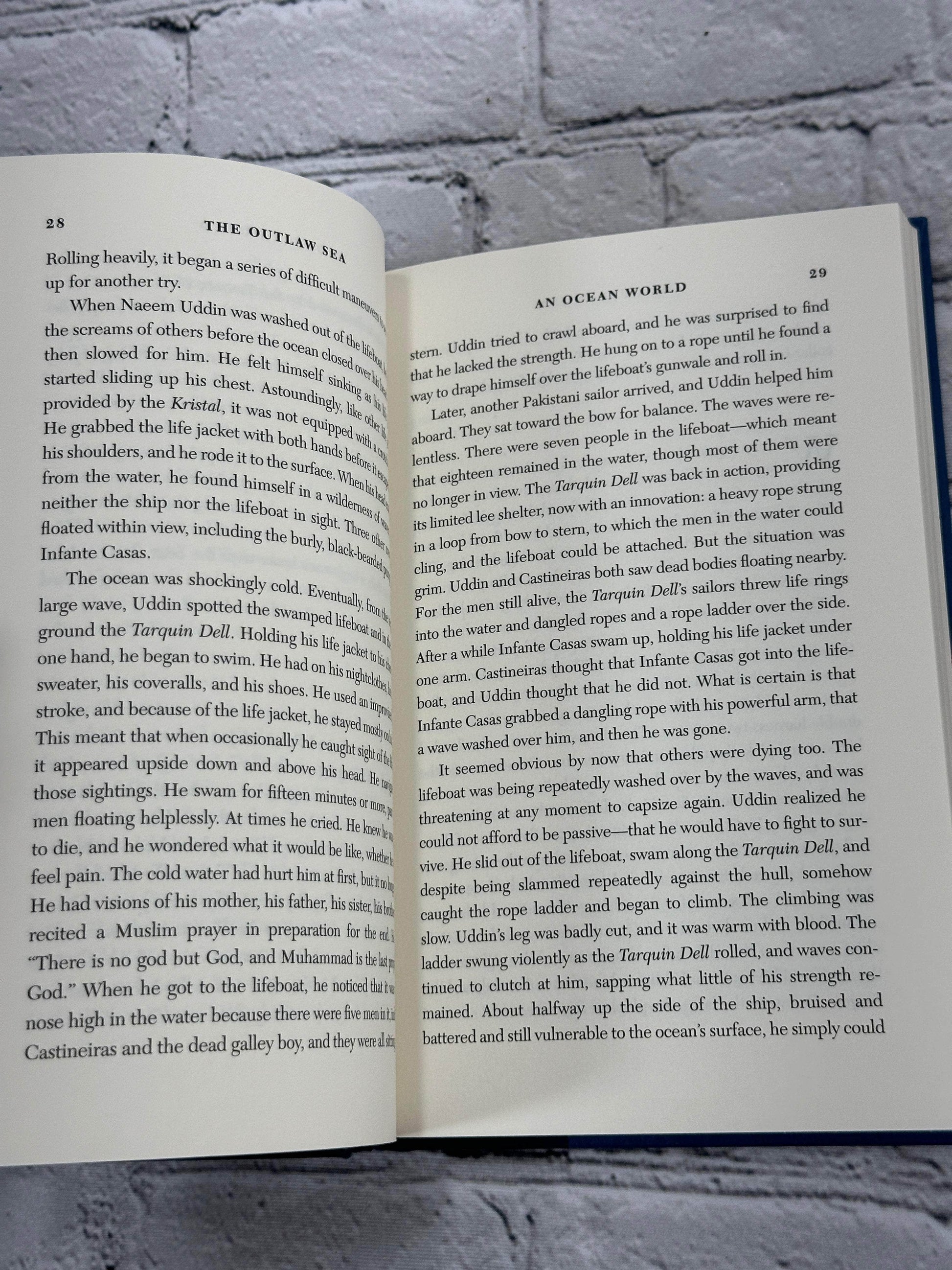 Flipped Pages The Outlaw Sea A World of Freedom Chaos and Crime by William Langewiesche [2004]