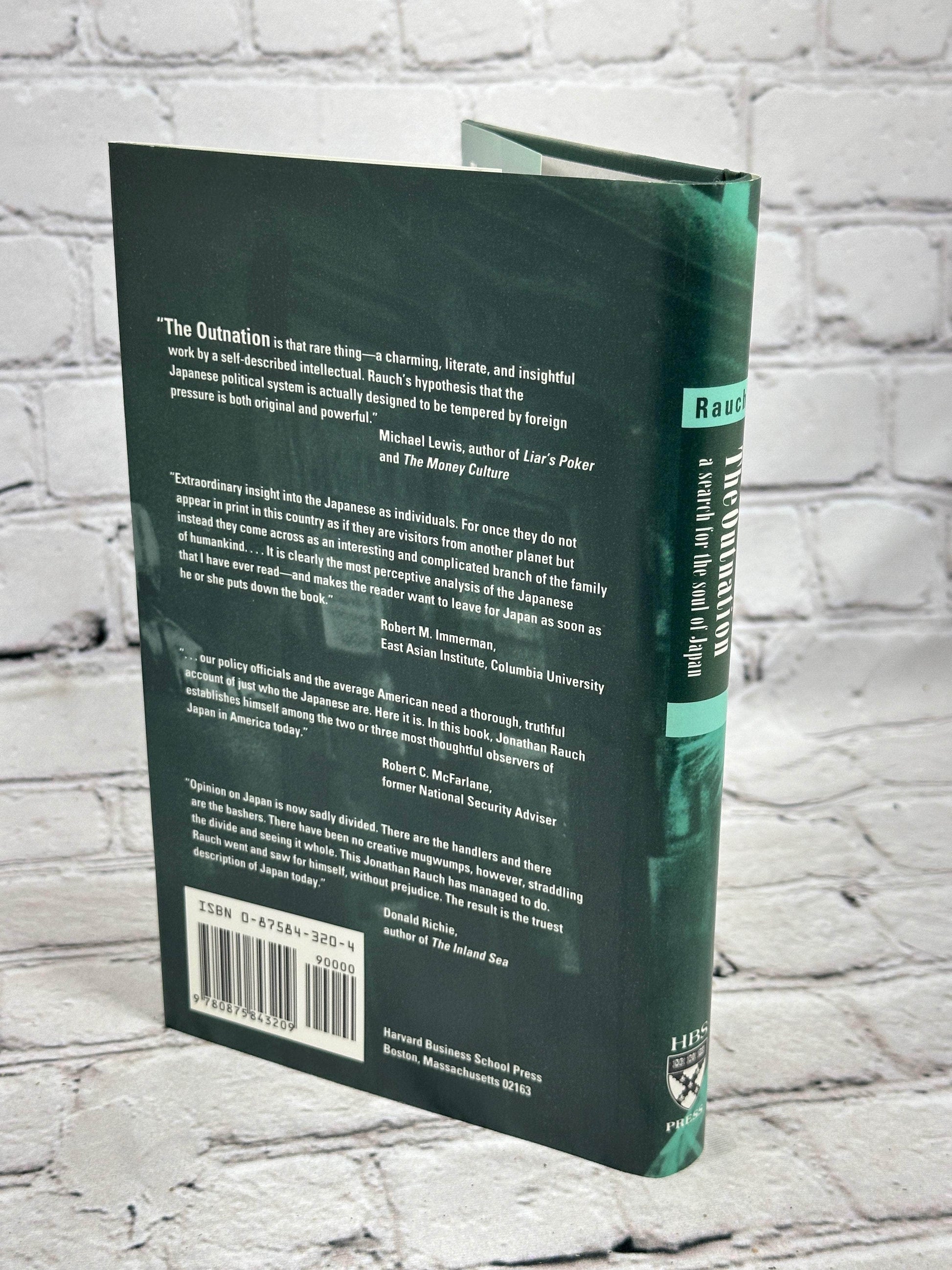 Flipped Pages The Outnation: A Search for the Soul of Japan by Jonathan Rauch [1992]