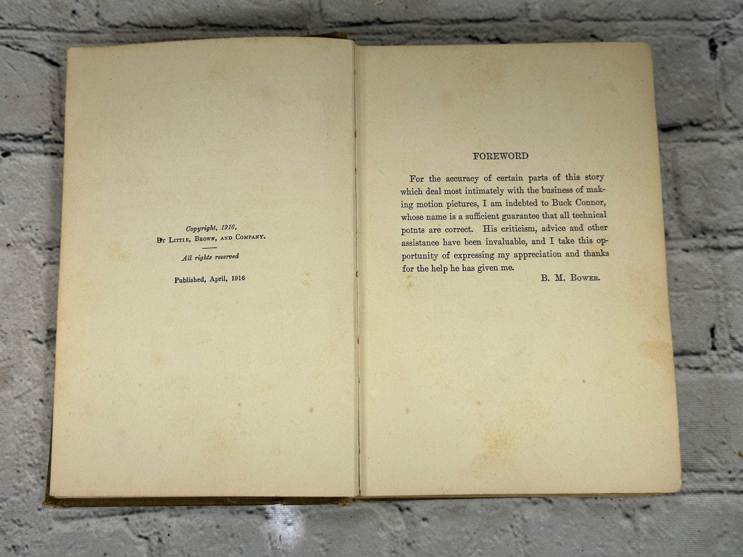 Flipped Pages The Phantom Herd by B.M. Bower[1916]