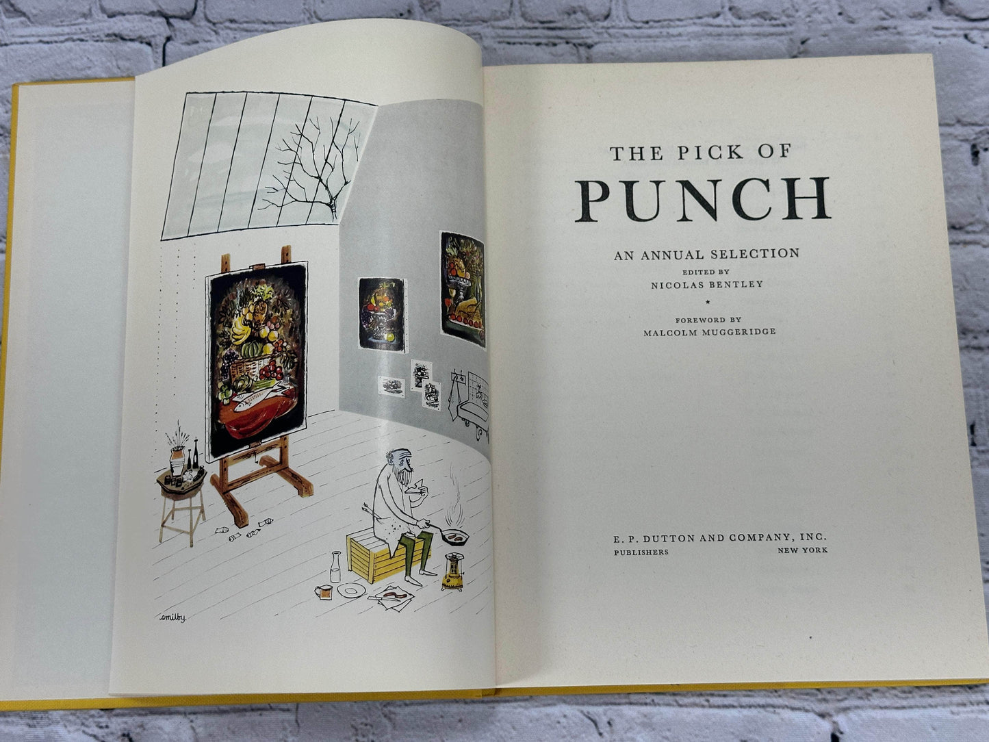 Flipped Pages The Pick of Punch  An Annual Selection Edited by Nicolas Bentley [1956]