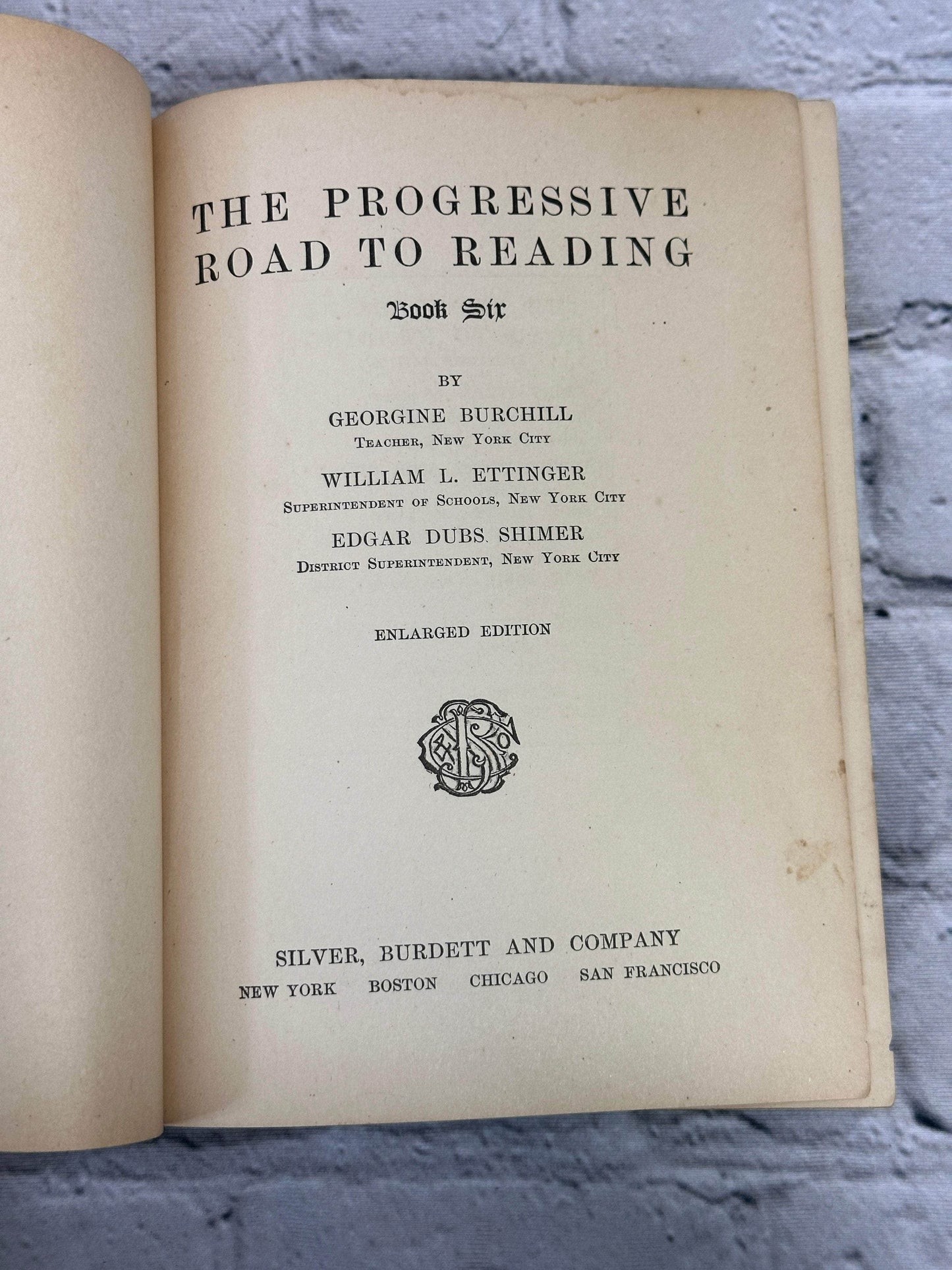 Flipped Pages The Progressive Road to Reading Book Six by Georgine Burchill [1921 · Enlarged]