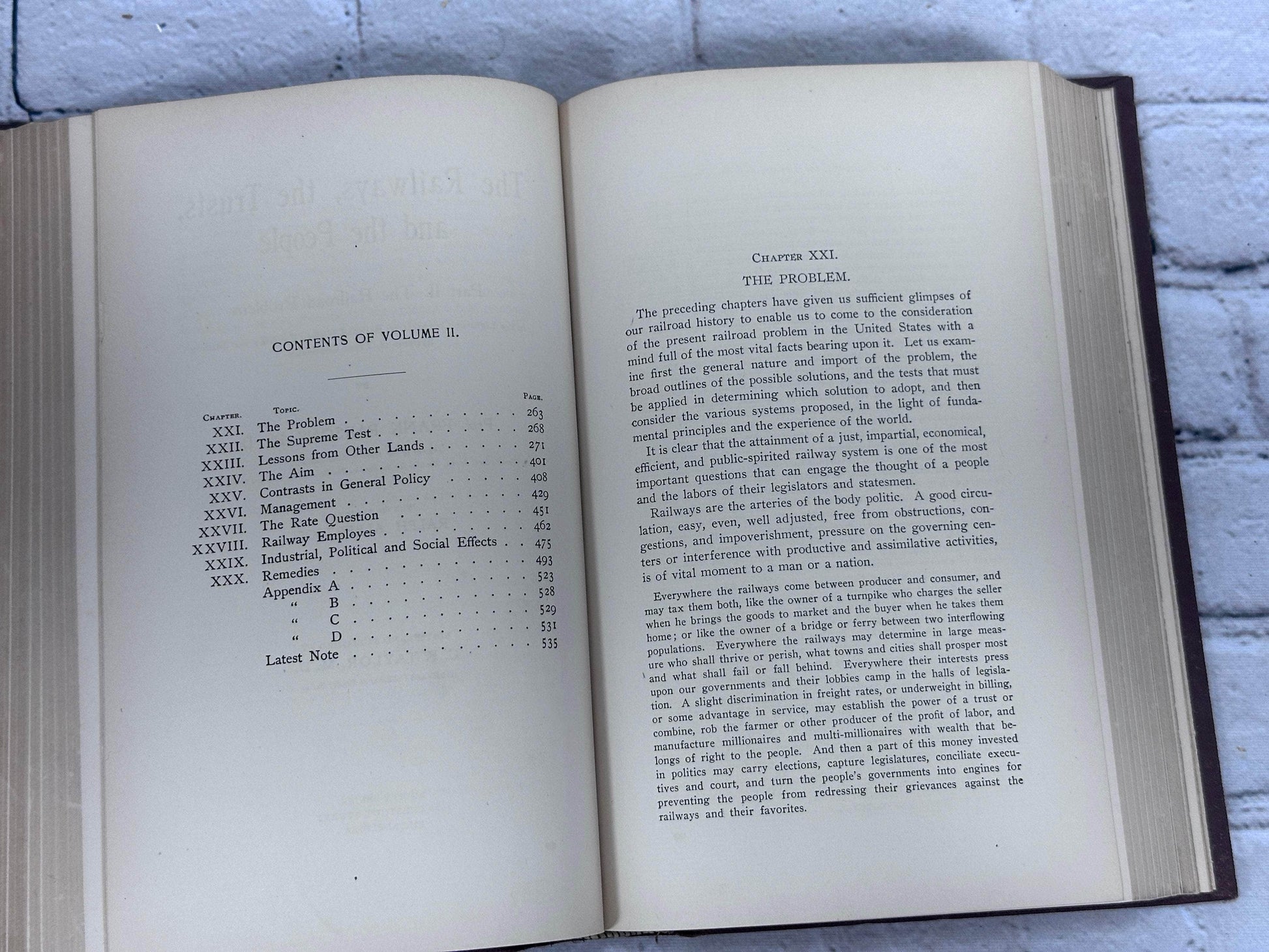 Flipped Pages The Railways, The Trusts and the People by Frank Parsons [1906]