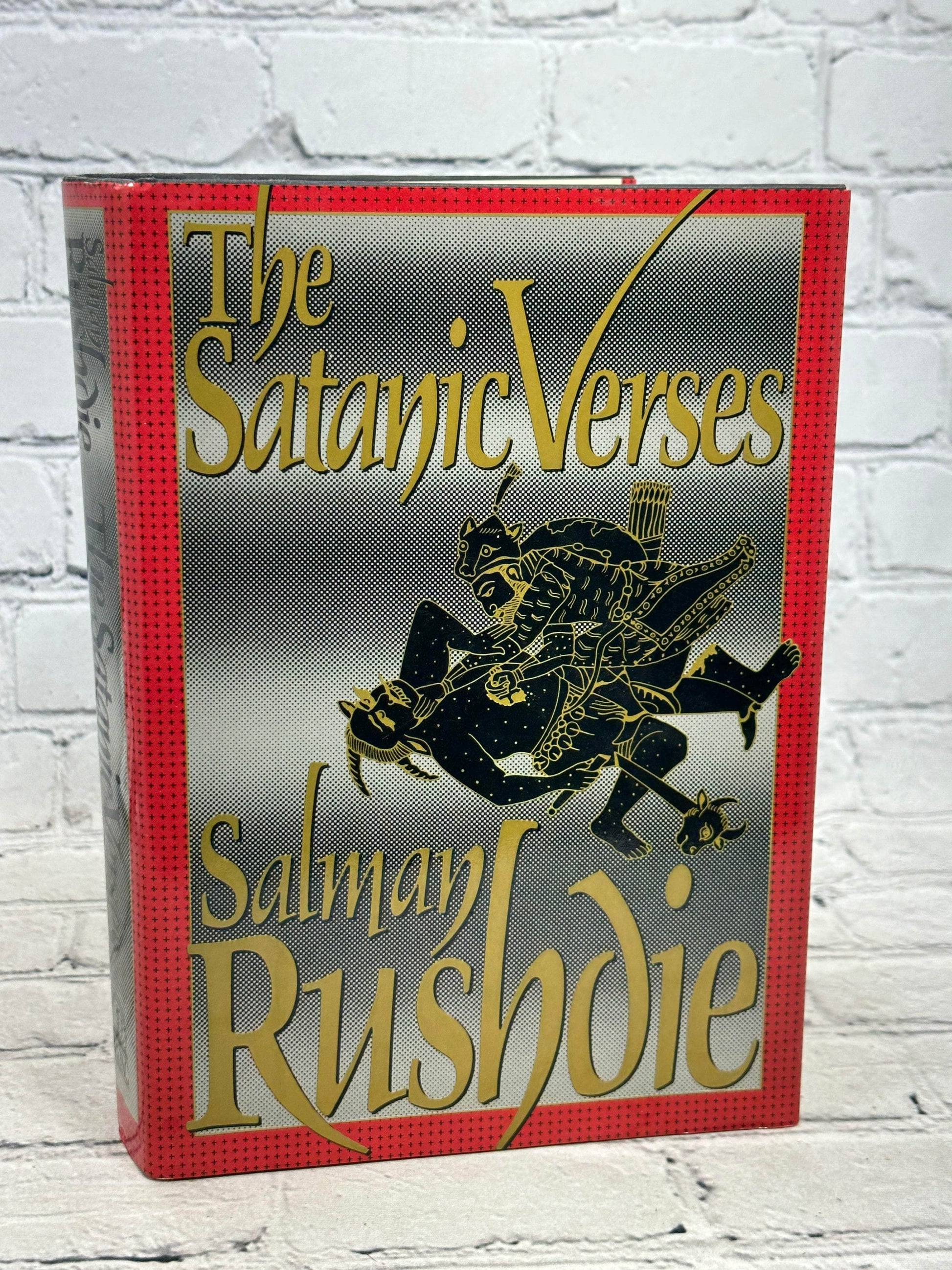 Flipped Pages The Satanic Verses by Salman Rushdie [1989 · First Edition ]