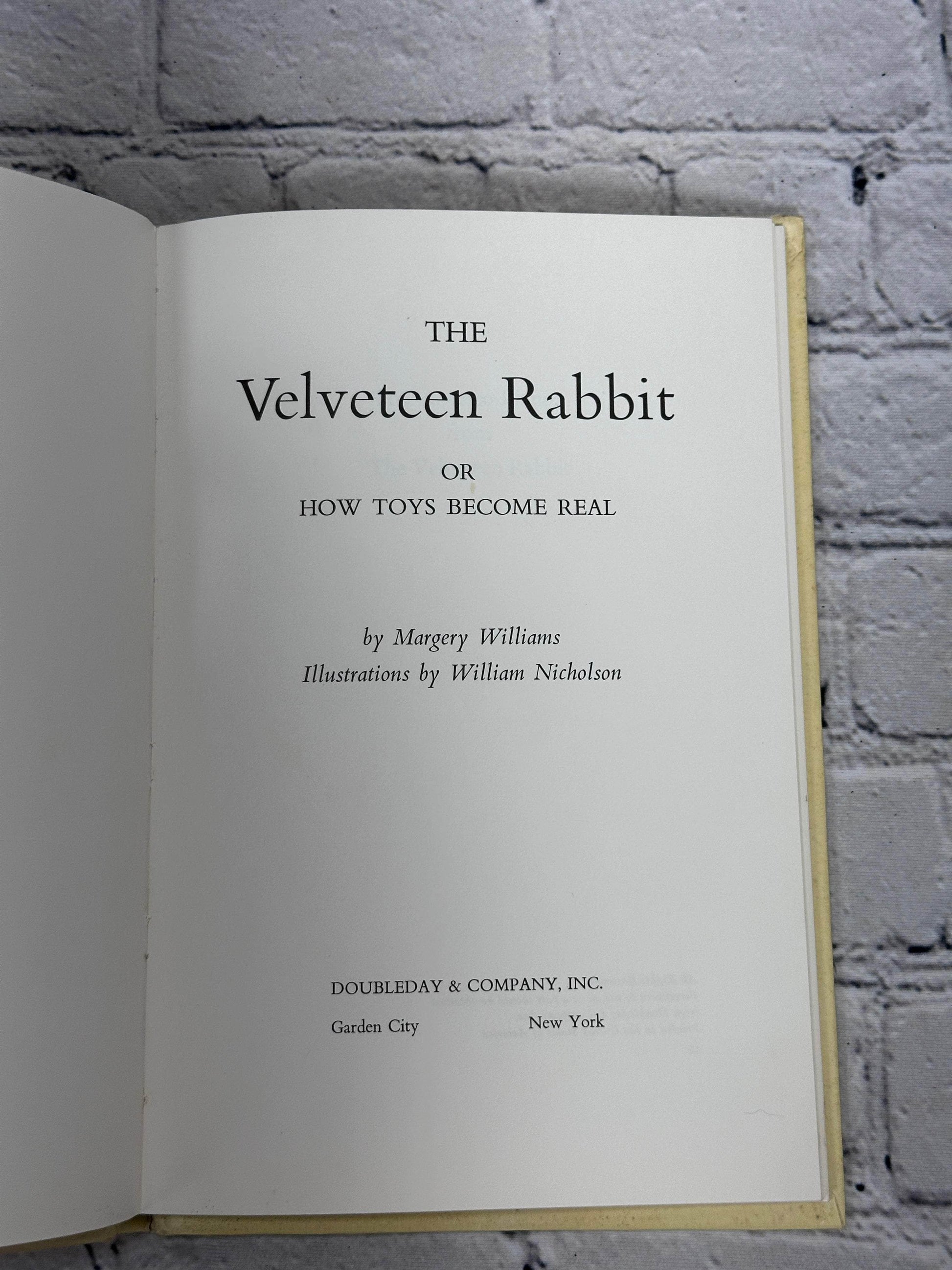 Flipped Pages The Velveteen Rabbit  by Morgery WIlliams [15th Print]