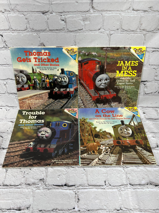 Flipped Pages Thomas The Train Tank Engine Stories By Rev. W. Awdry [4 Book Lot]