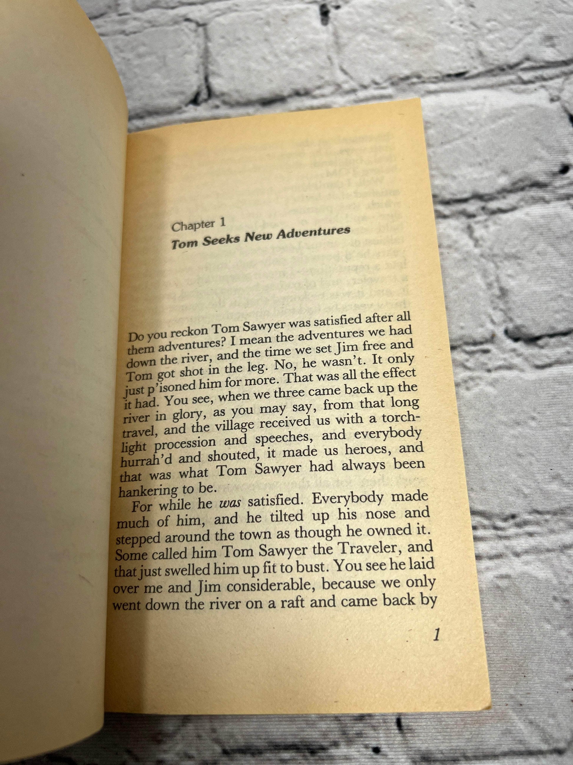 Flipped Pages Tom Sawyer Abroad by Mark Twain [Watermill Classics · 1983]