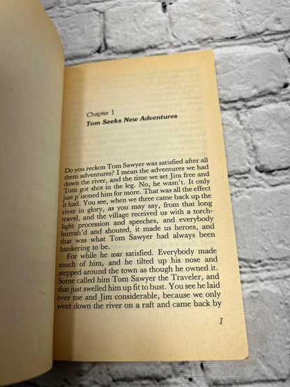 Flipped Pages Tom Sawyer Abroad by Mark Twain [Watermill Classics · 1983]