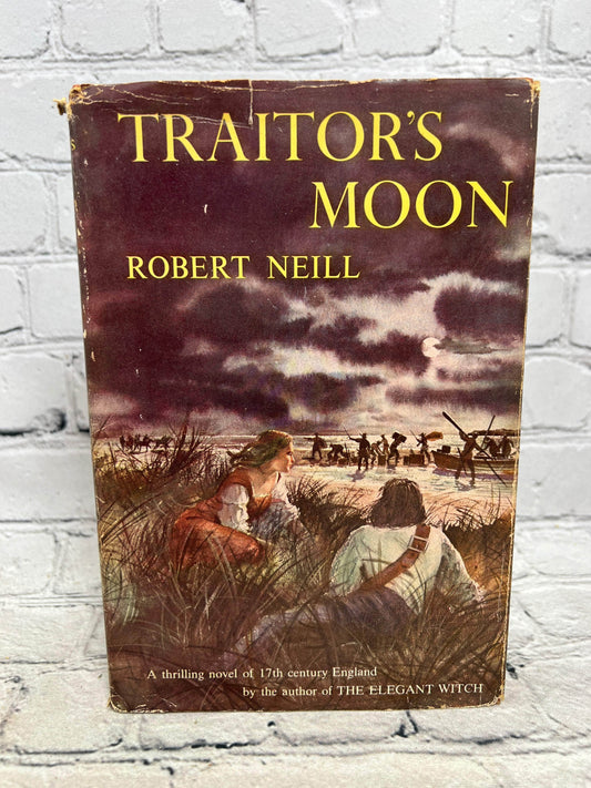 Flipped Pages Traitor's Moon by Robert Neill [1952 ·Book Club Edition]