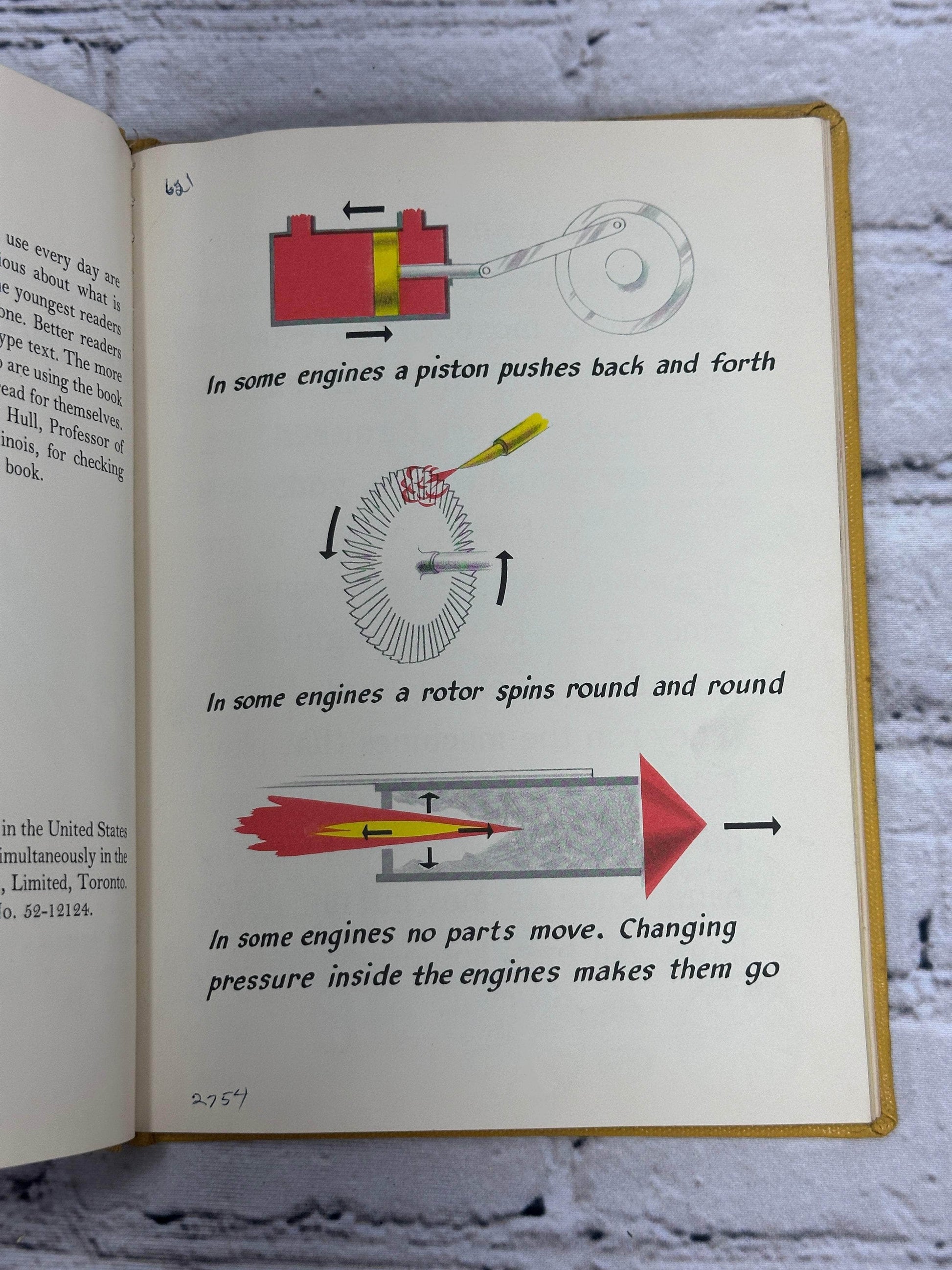 Flipped Pages What's Inside of Engines? by Herbert S. Zim [1953]