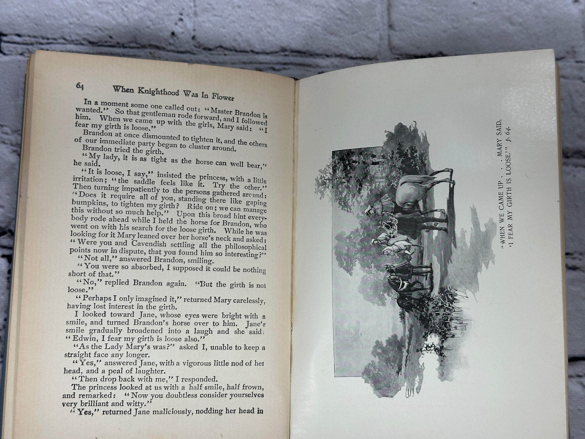 Flipped Pages When Knighthood Was In Flower by Edwin Caskoden [1899]