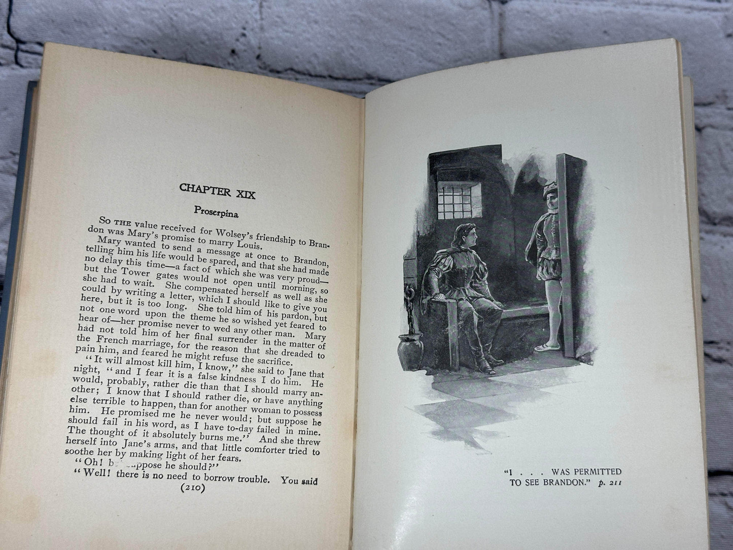 Flipped Pages When Knighthood Was In Flower by Edwin Caskoden [1899]