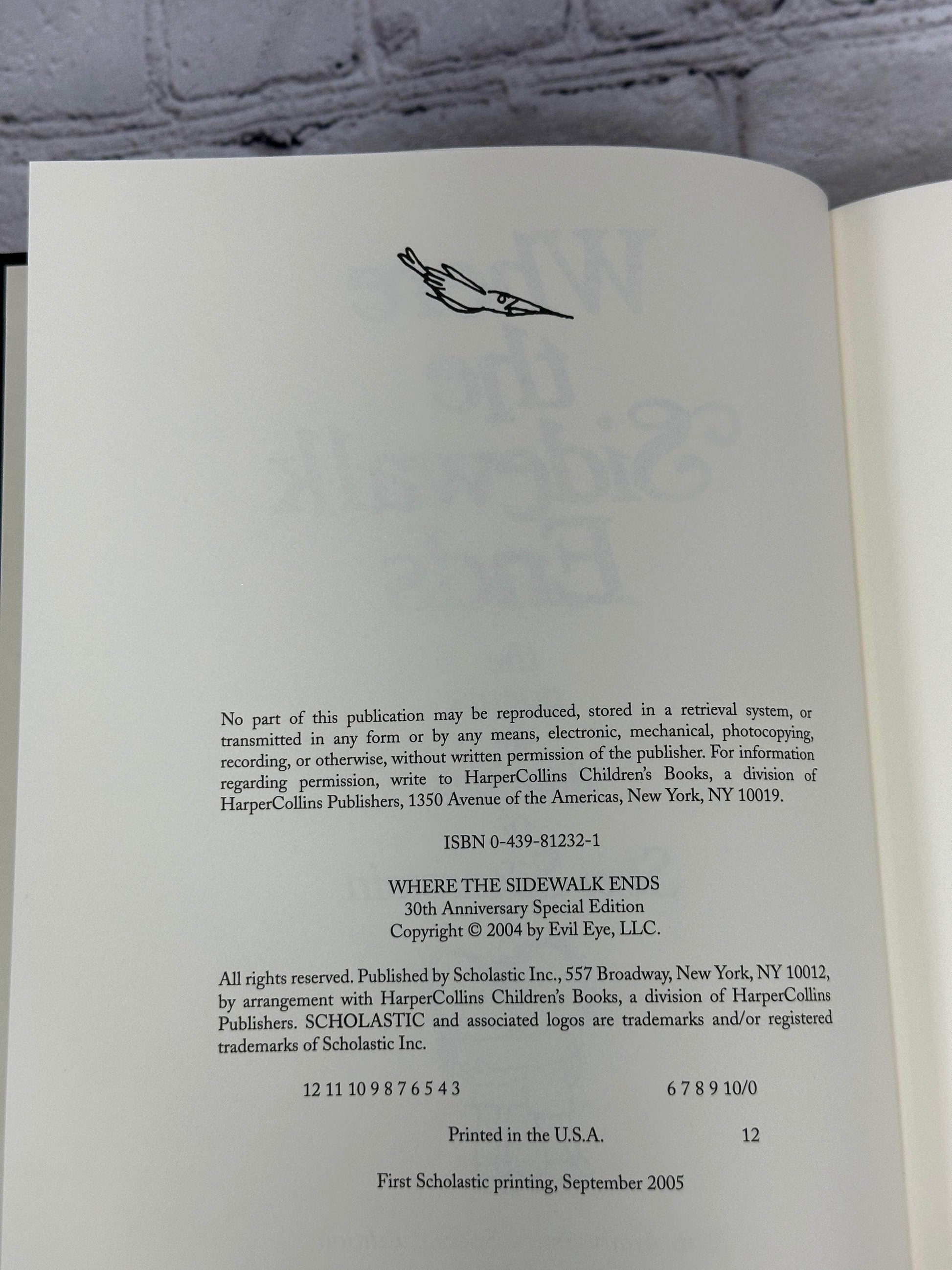 Flipped Pages Where the Sidewalk Ends Shel Silverstein [30th Anniversary Special Ed. · 2005]