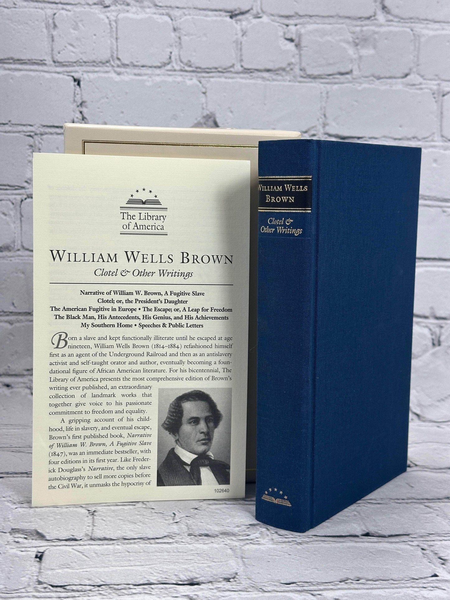 Flipped Pages William Wells Brown: Clotel & Other Writings [Library of America]