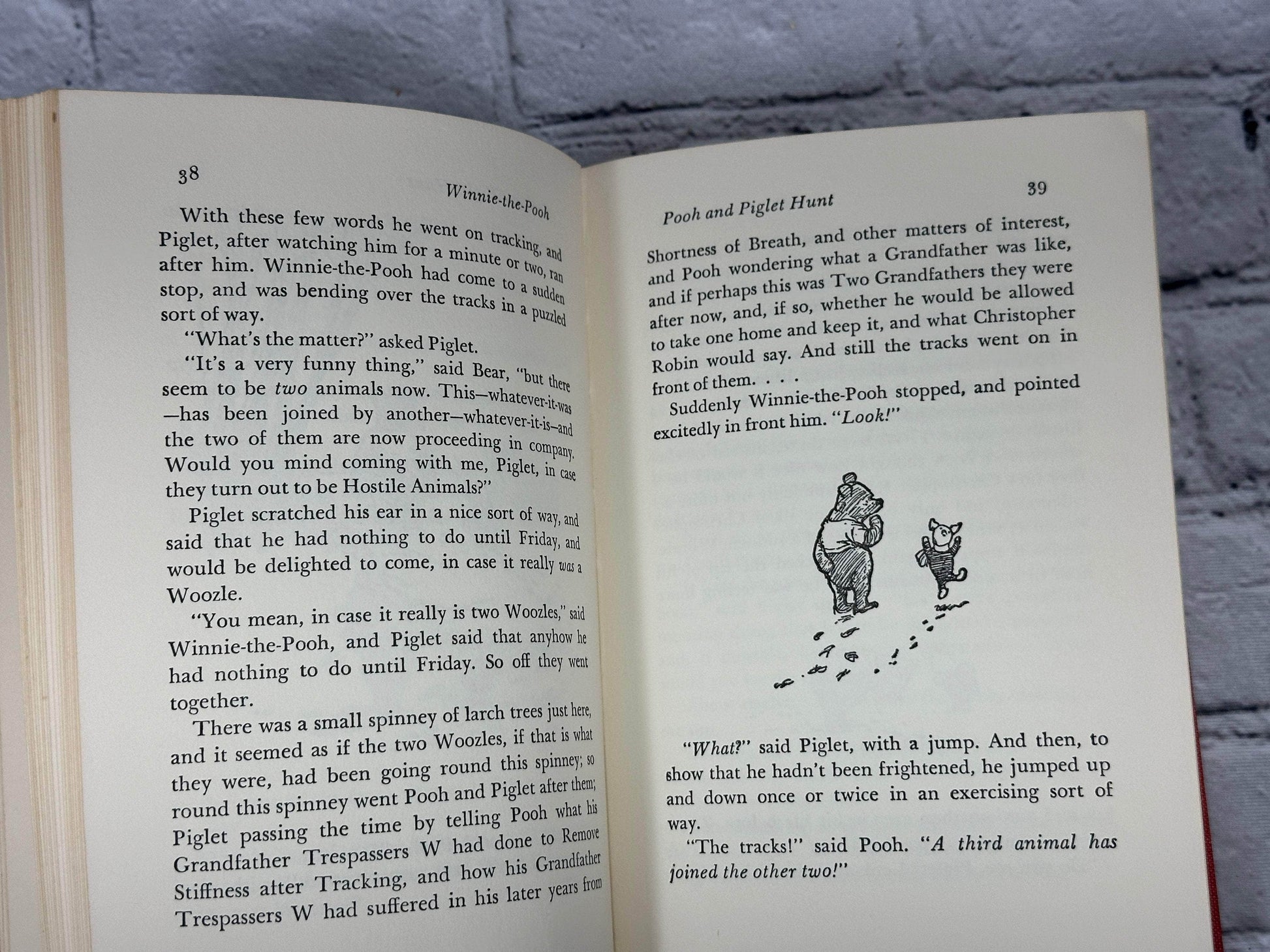 Flipped Pages Winnie-The-Pooh By A.A. Milne [Reprinted 1961 · E. P. Dutton]