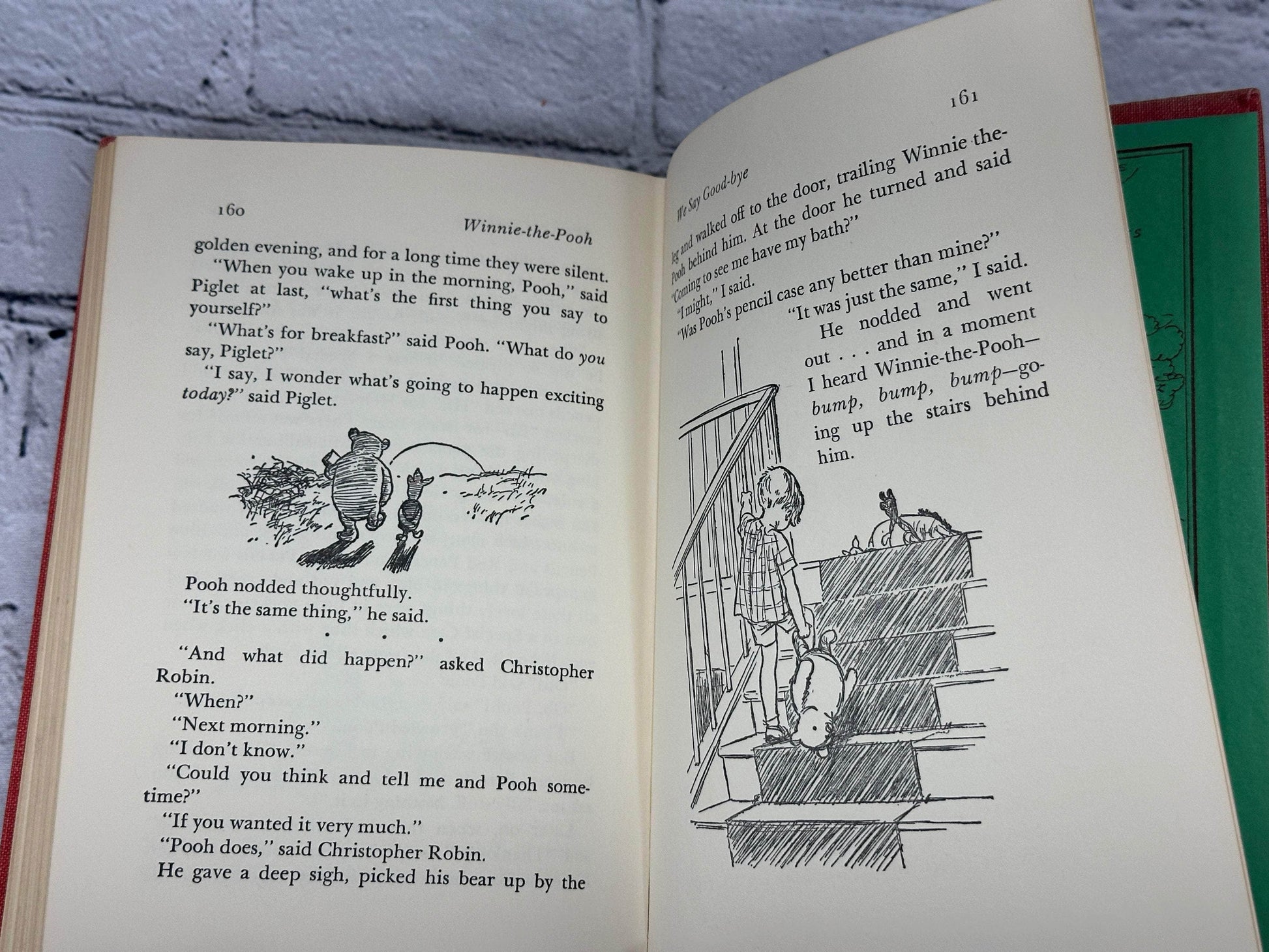 Flipped Pages Winnie-The-Pooh By A.A. Milne [Reprinted 1961 · E. P. Dutton]