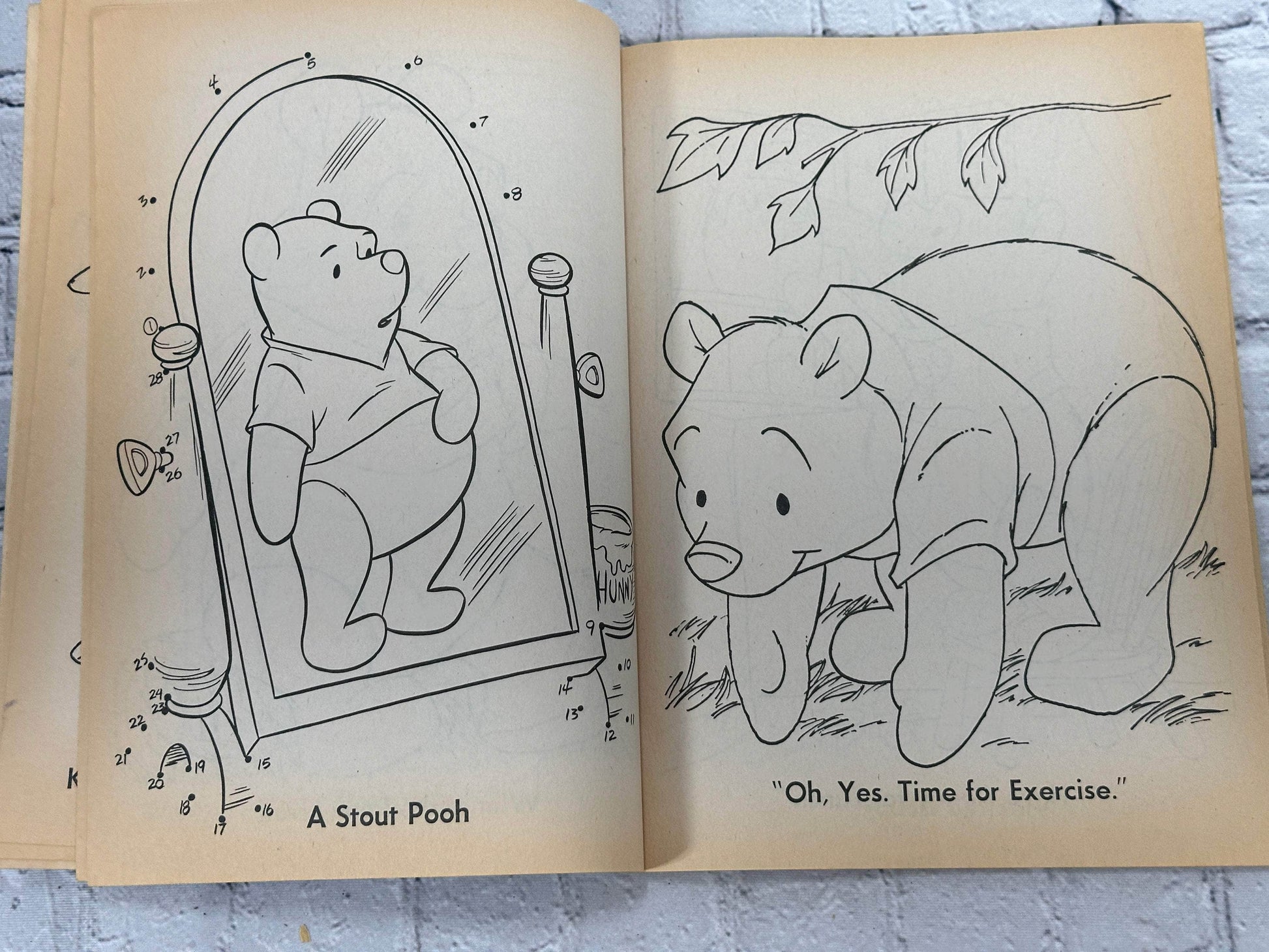 Flipped Pages Winnie the Pooh Coloring Book [Golden Books · #1045-6 · 1976]