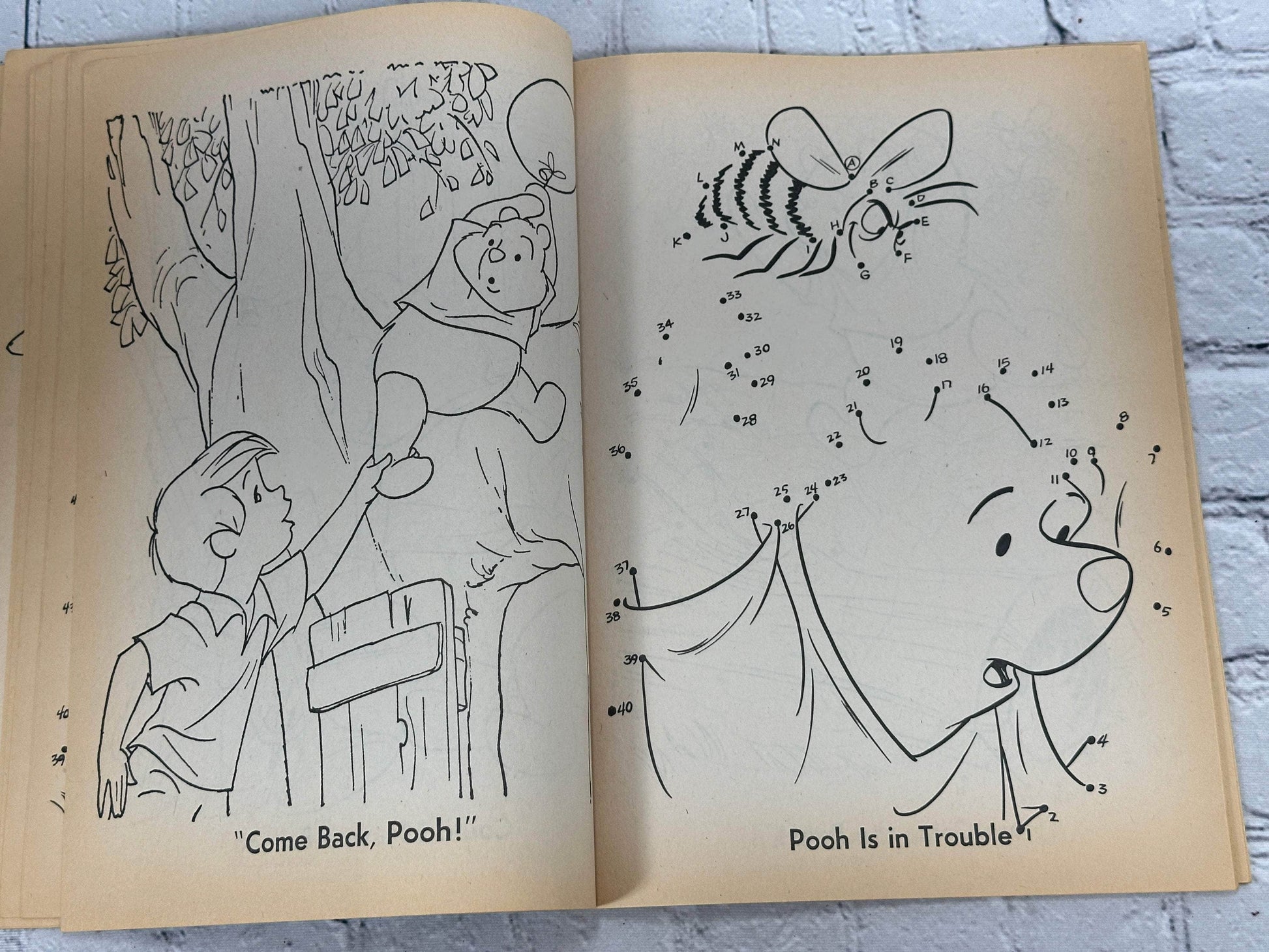 Flipped Pages Winnie the Pooh Coloring Book [Golden Books · #1045-6 · 1976]