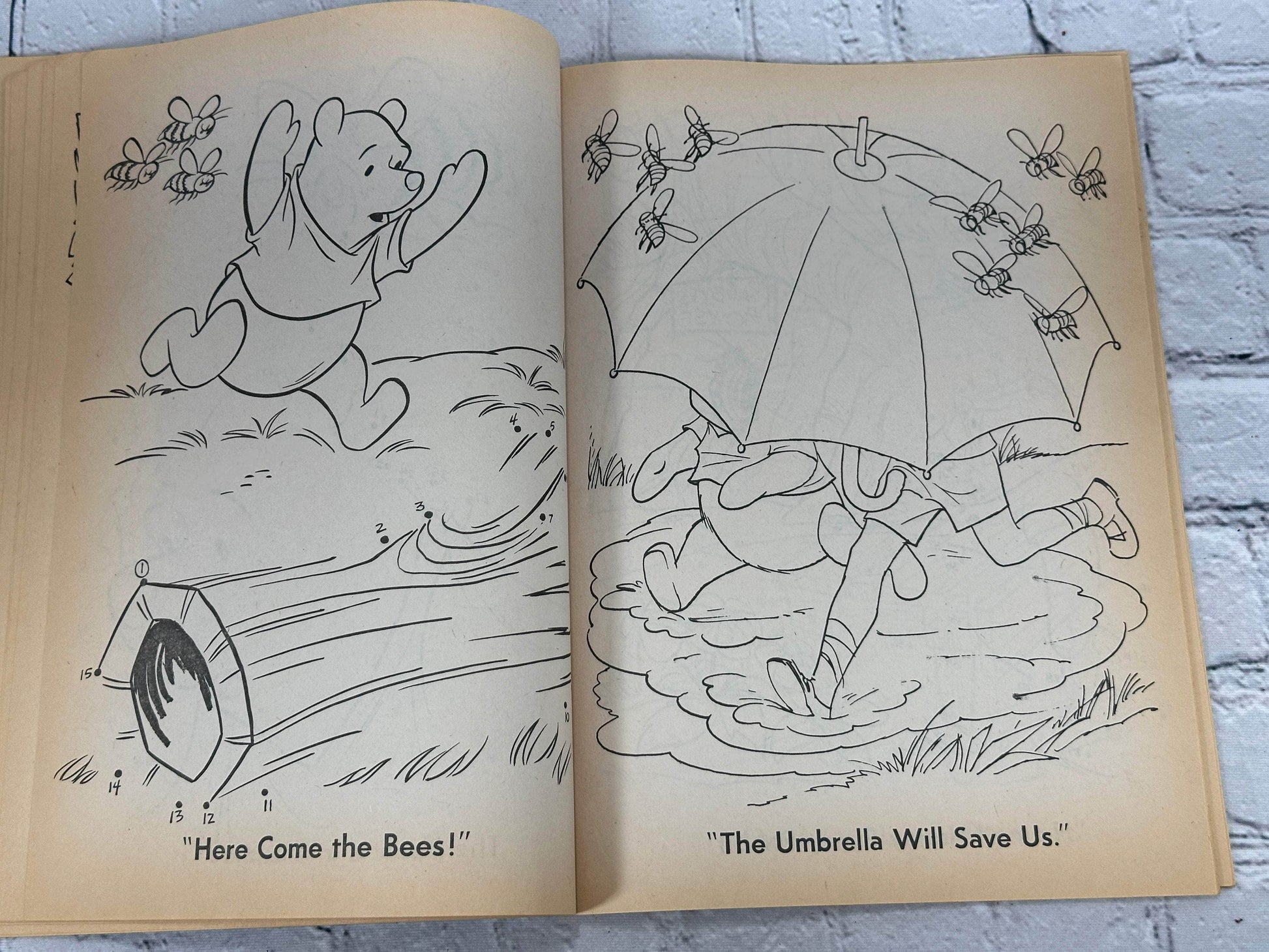 Flipped Pages Winnie the Pooh Coloring Book [Golden Books · #1045-6 · 1976]