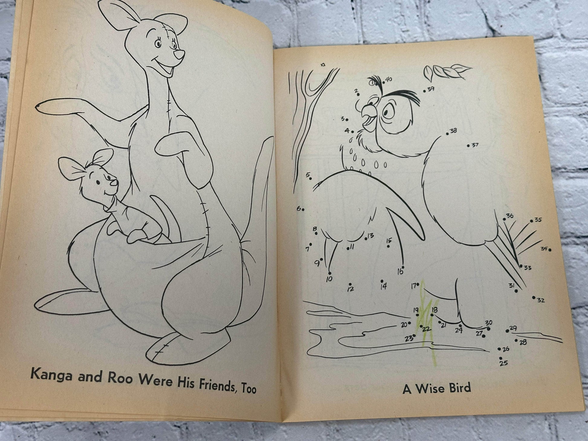 Flipped Pages Winnie the Pooh Coloring Book [Golden Books · #1045-6 · 1976]